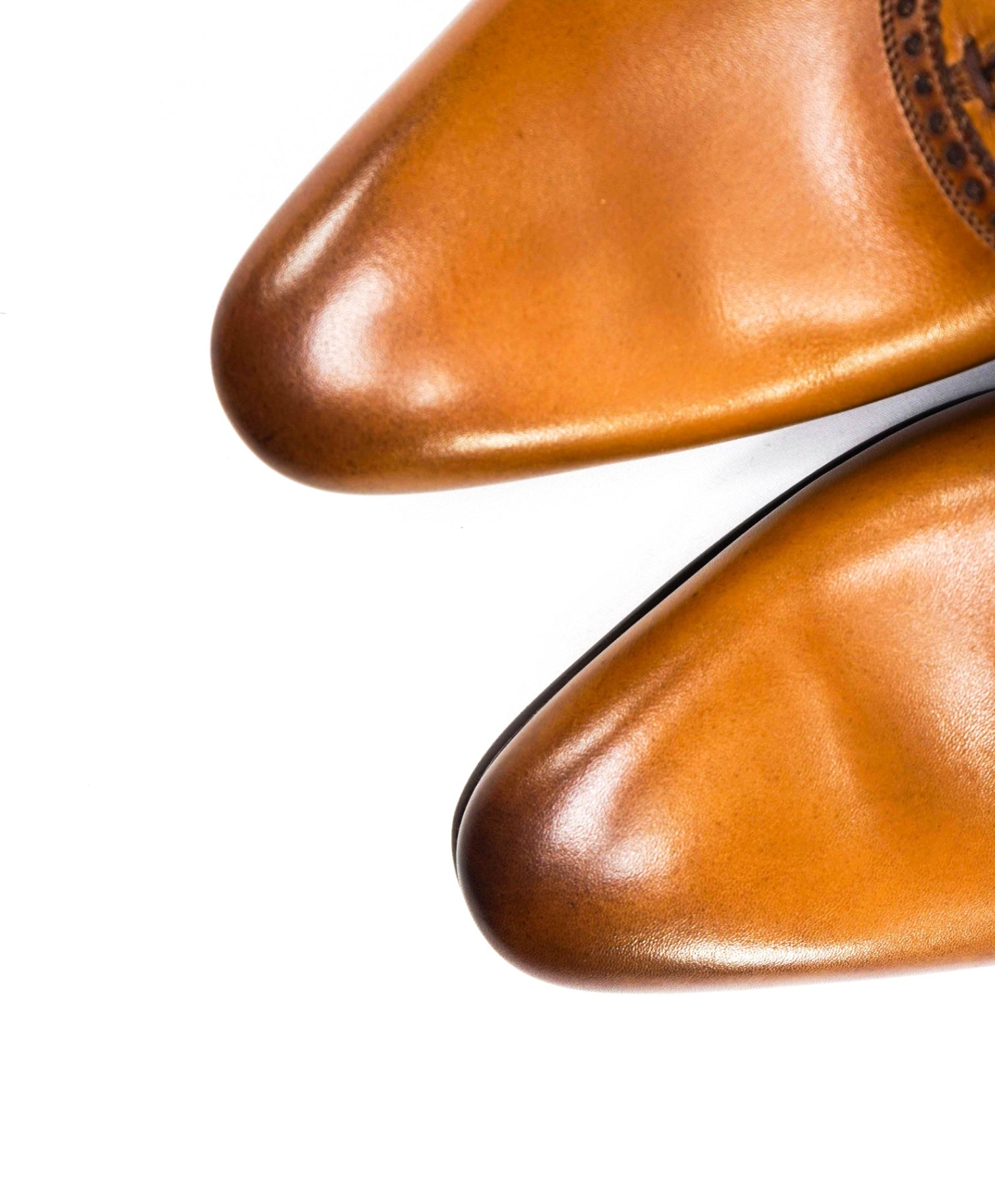 GUCCI Solid Brown LOGO Oxfords Leather Footwear 8US (7.5G)