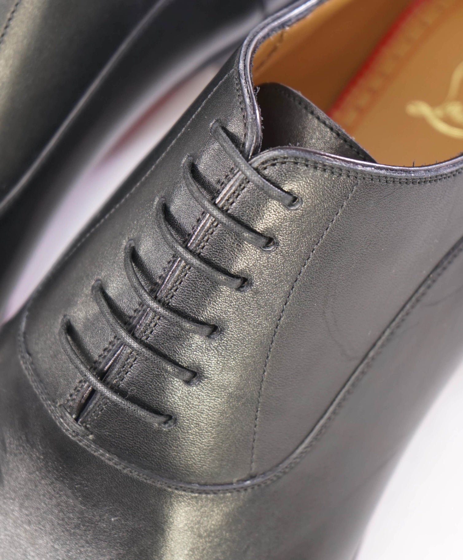 $1,050 CHRISTIAN LOUBOUTIN - *GREGGO* Black Oxfords - 12 US (45)