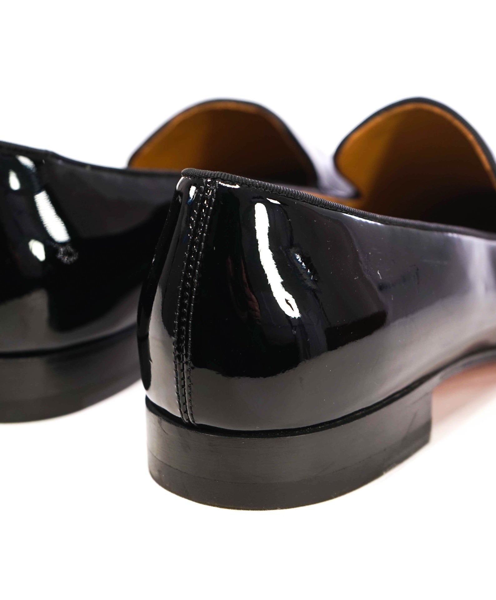 $1,250 Christain Louboutin DANDELION Black Patent Loafer 7US (40EU)