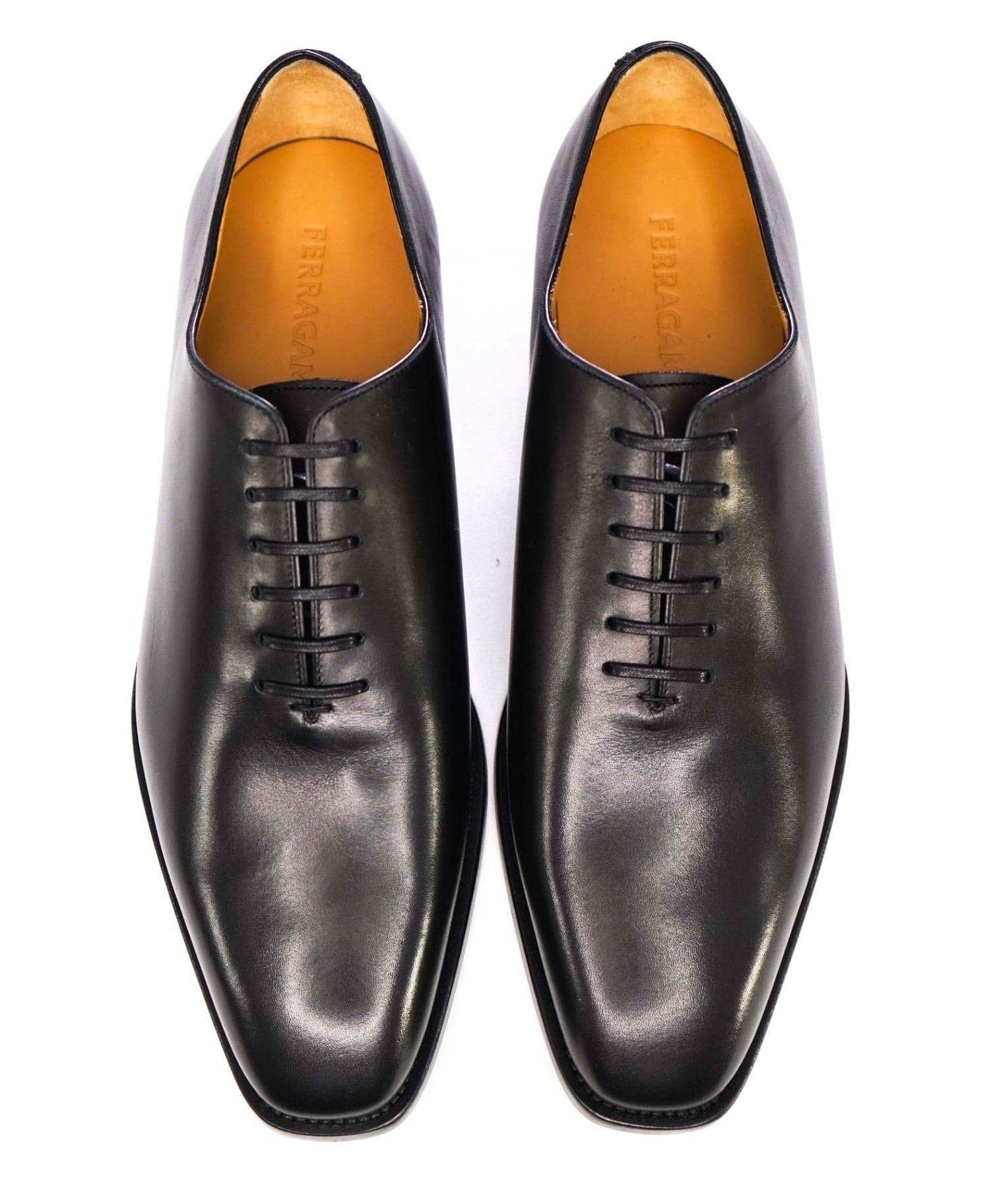 Salvatore Ferragamo "GEOFFREY" Wholecut Leather Oxfords 9 EE