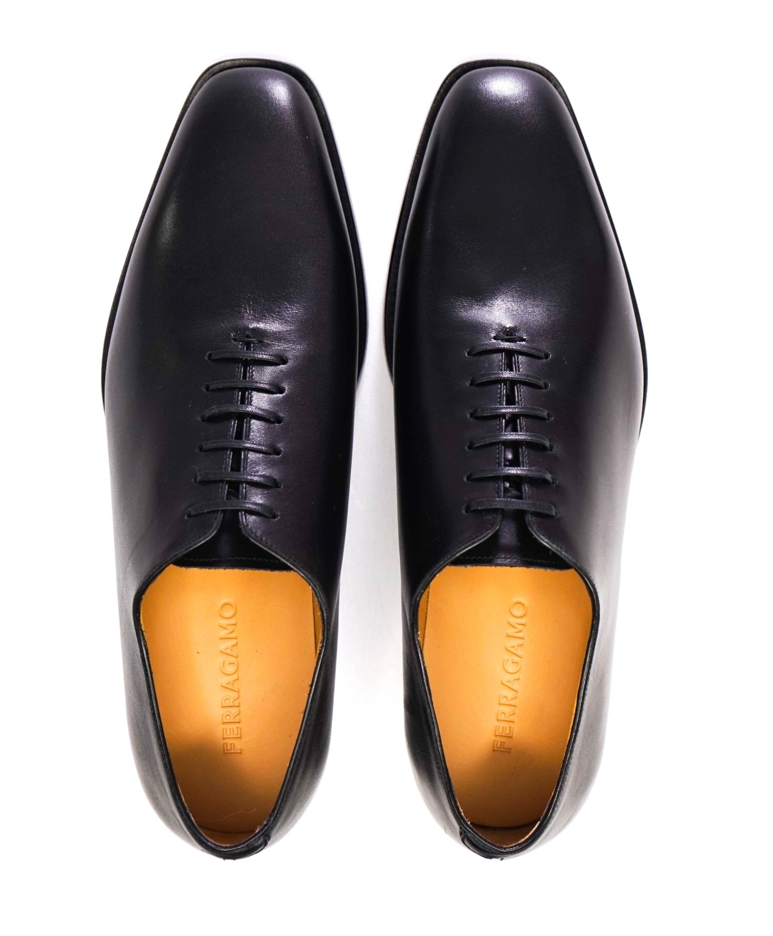 Salvatore Ferragamo "GEOFFREY" Wholecut Leather Oxfords 9 EE