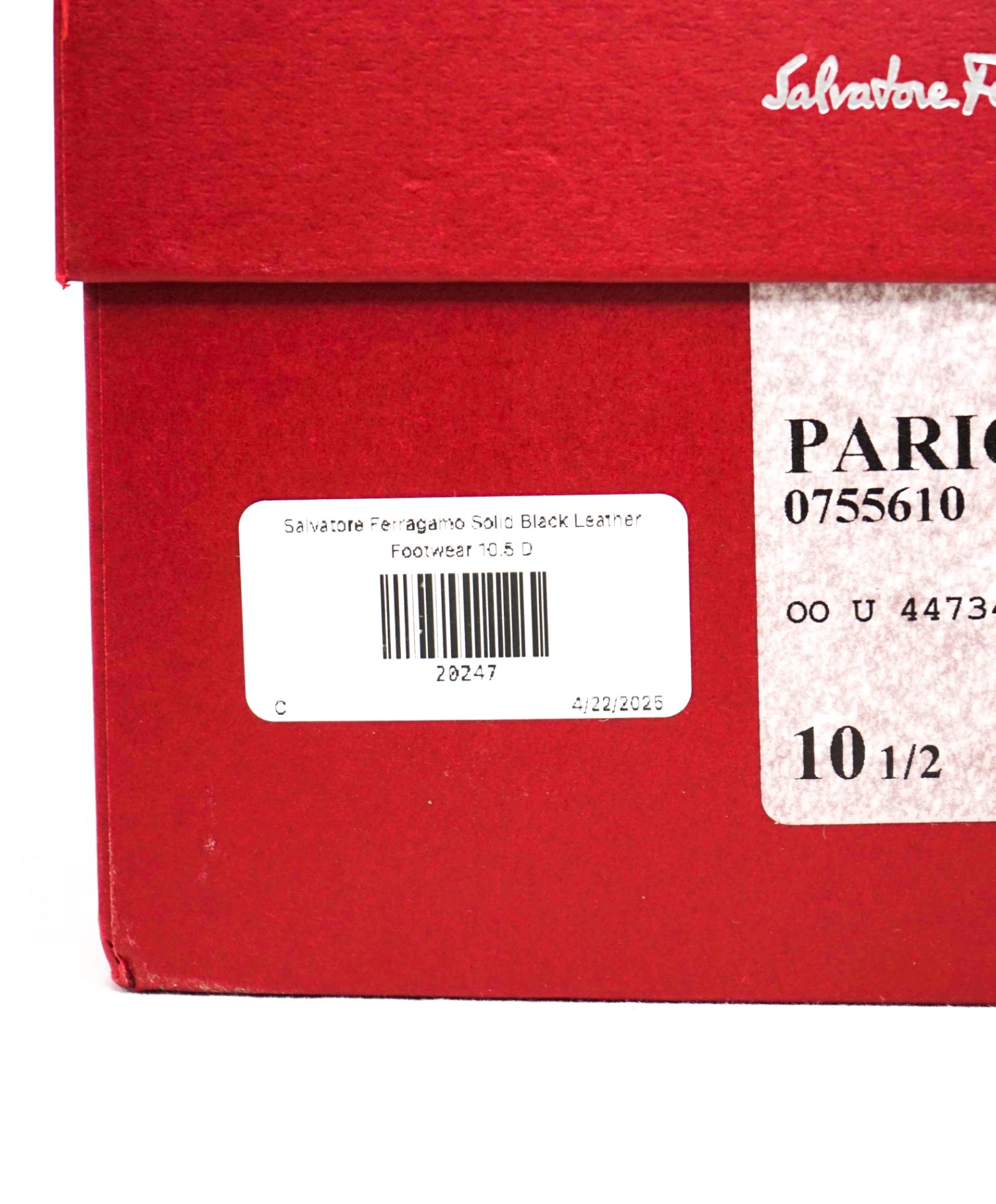 $795 Salvatore Ferragamo Black Pebbled Leather "PARIGI" Loafers 10.5 D