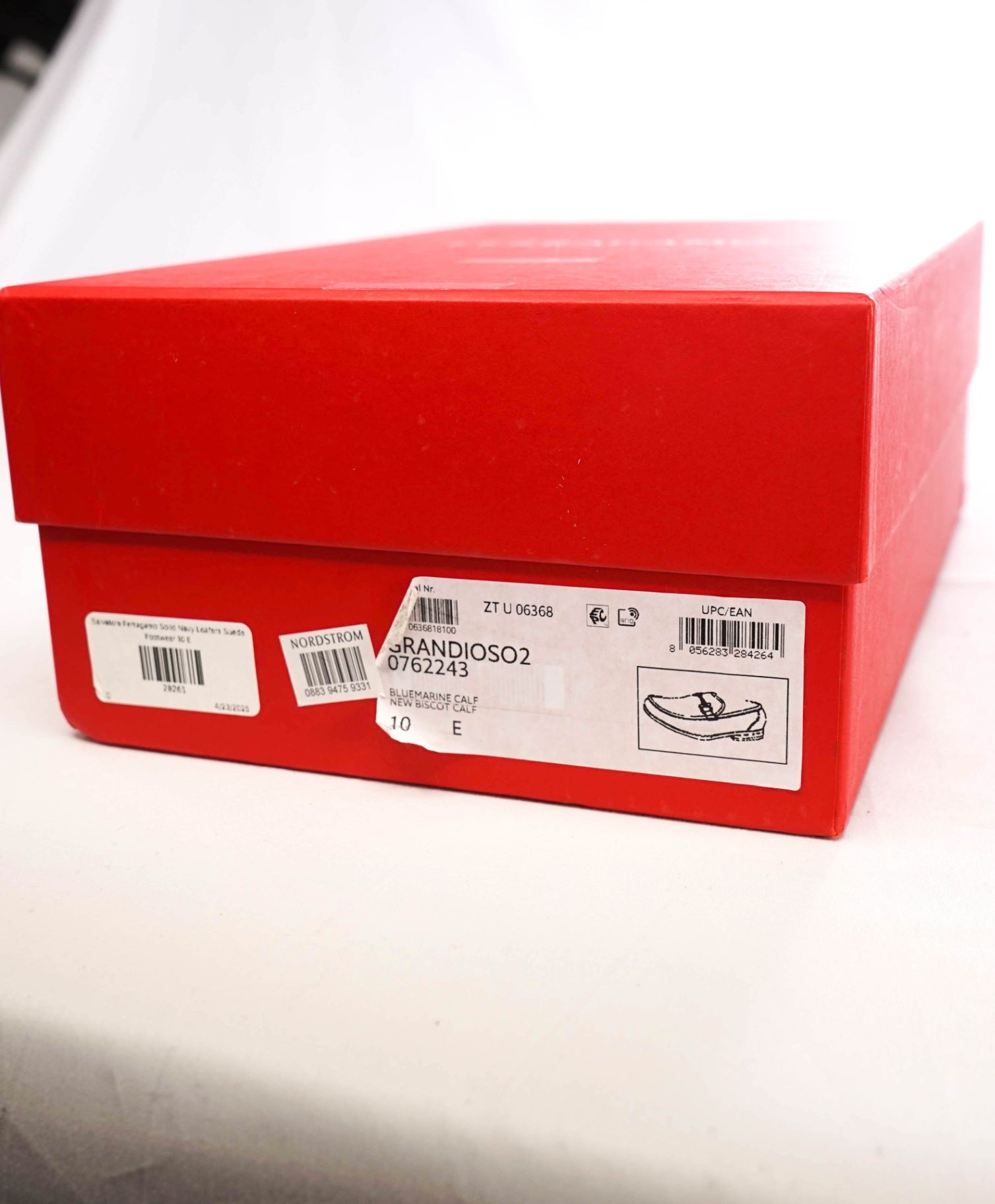 $850 Salvatore Ferragamo Blue Suede "GRANDIOSO" Loafers 10 E