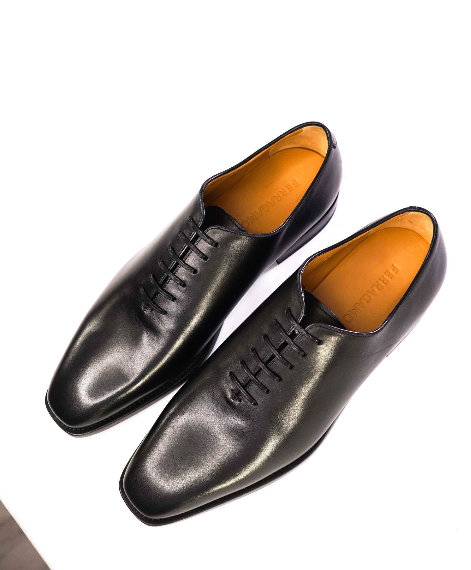 Salvatore Ferragamo "GEOFFREY" Wholecut Leather Oxfords 9 EE