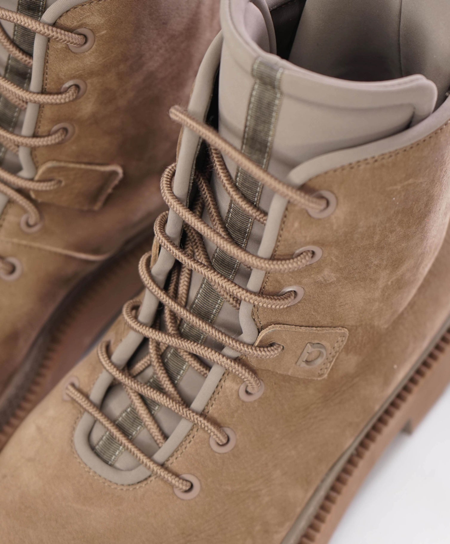 $1,150 Salvatore Ferragamo "TOLK" Brown Suede Hiking Boot 8.5 M