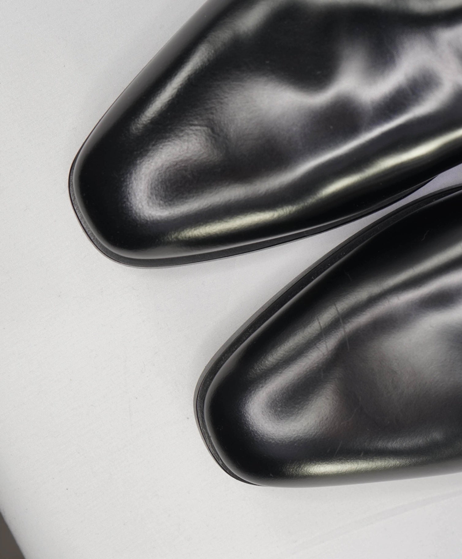 $1,050 Prada Mixed Media SAFFIANO Black Leather Footwear 11US (10UK)