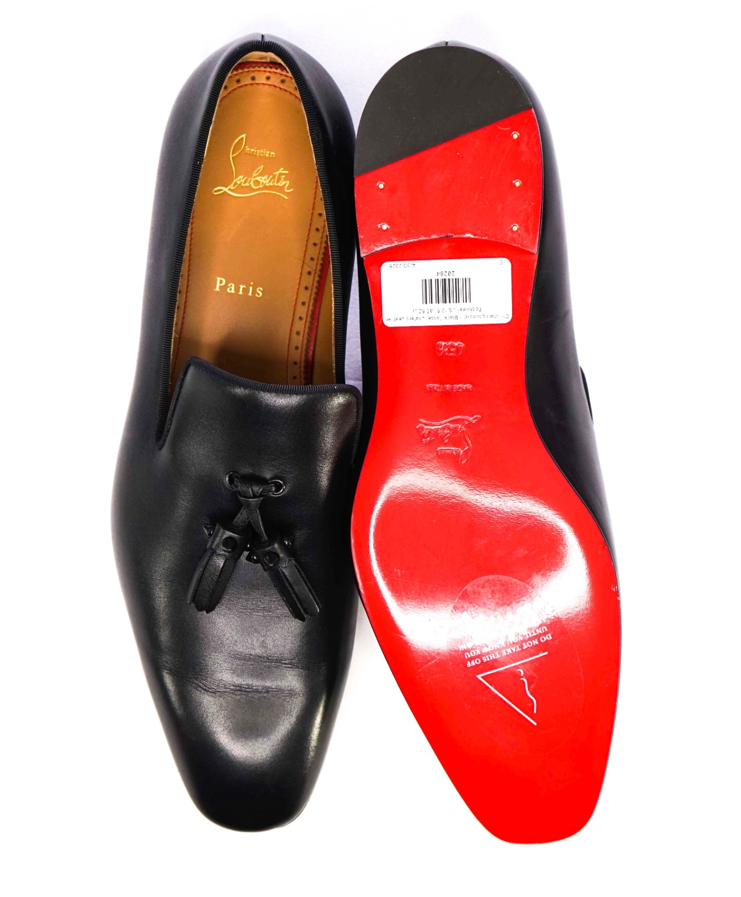 $1,095 CHRISTIAN LOUBOUTIN - *Dandelion* Spike Tassel Leather Loafers - US 12.5 (45.5EU)