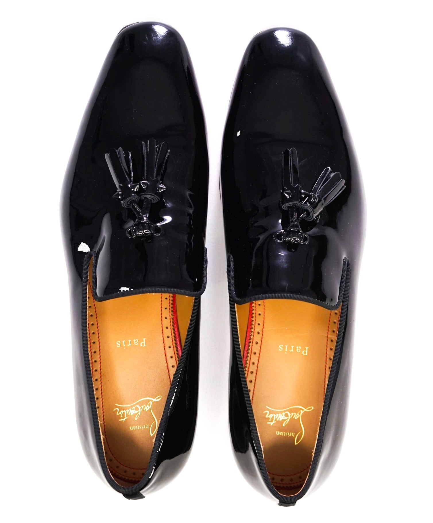 $1,050 CHRISTIAN LOUBOUTIN - *Dandelion* Spike Tassel Leather Loafers - 11 US (44EU)