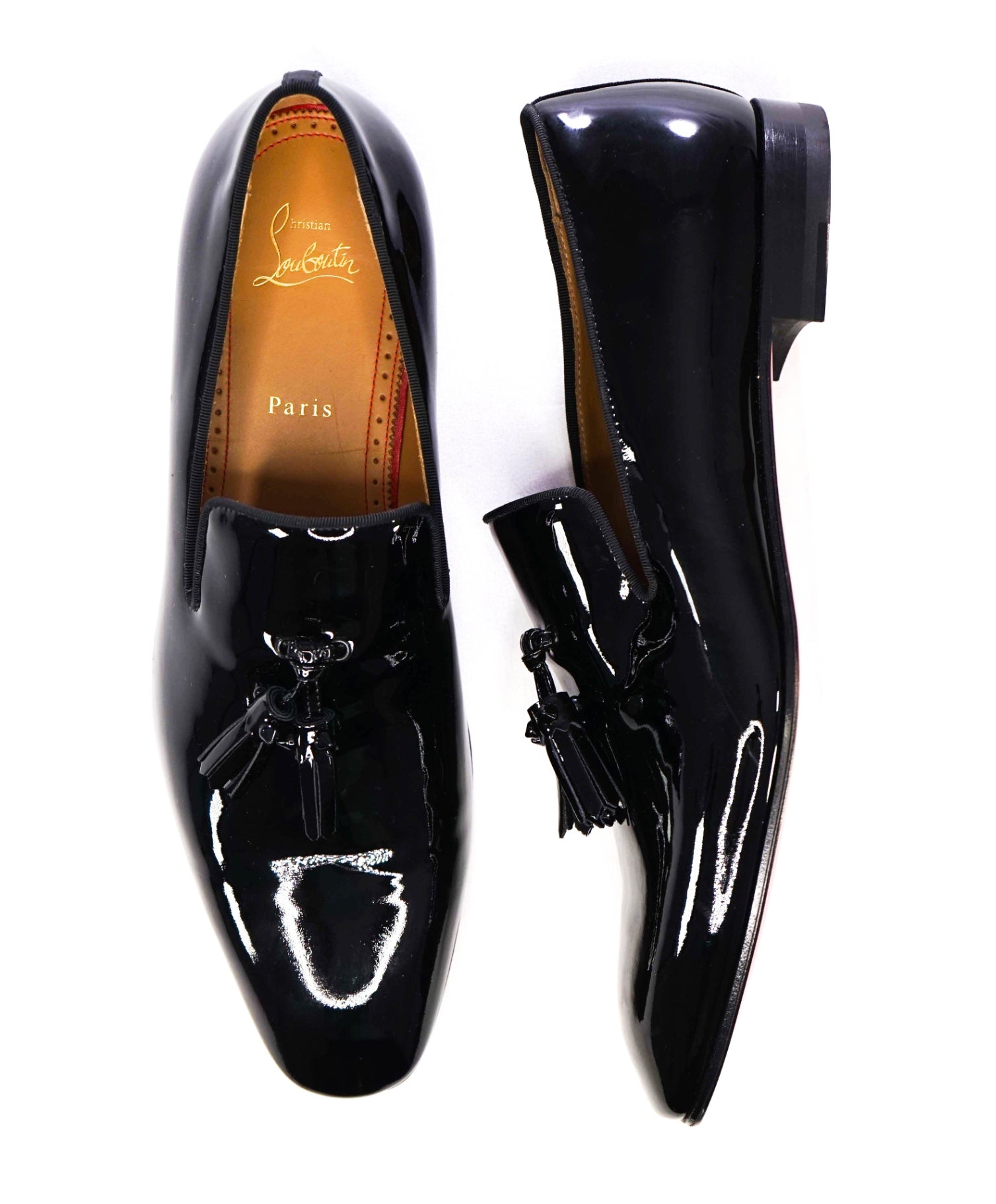 $1,050 CHRISTIAN LOUBOUTIN - *Dandelion* Spike Tassel Leather Loafers - 11 US (44EU)