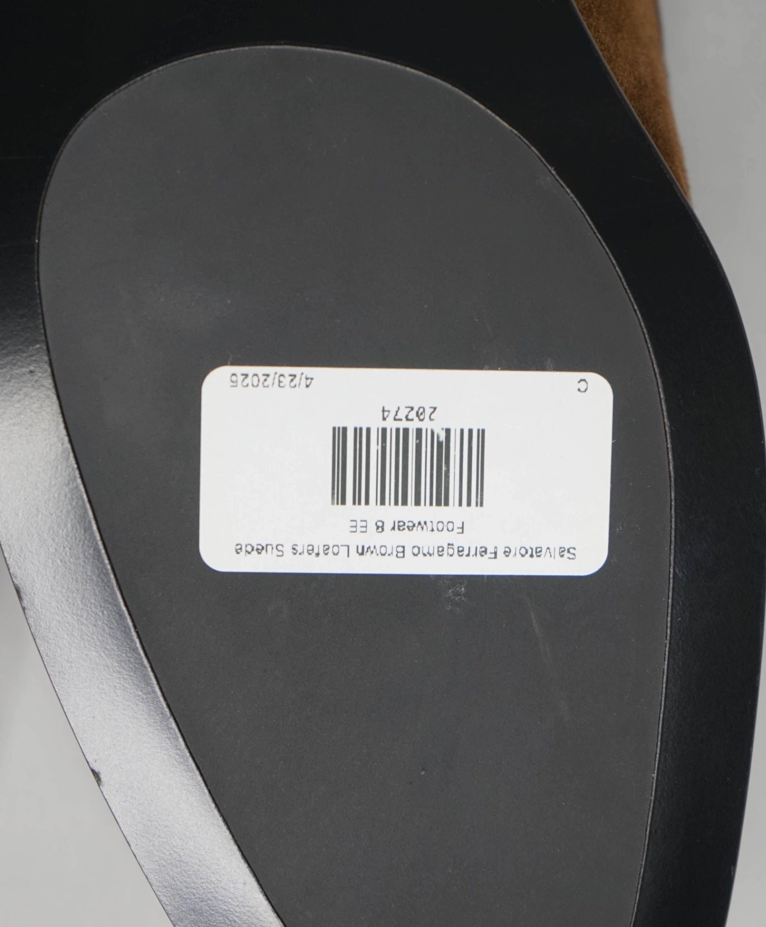 $850 Salvatore Ferragamo "SIDENY Brown Loafers Suede 8 EE