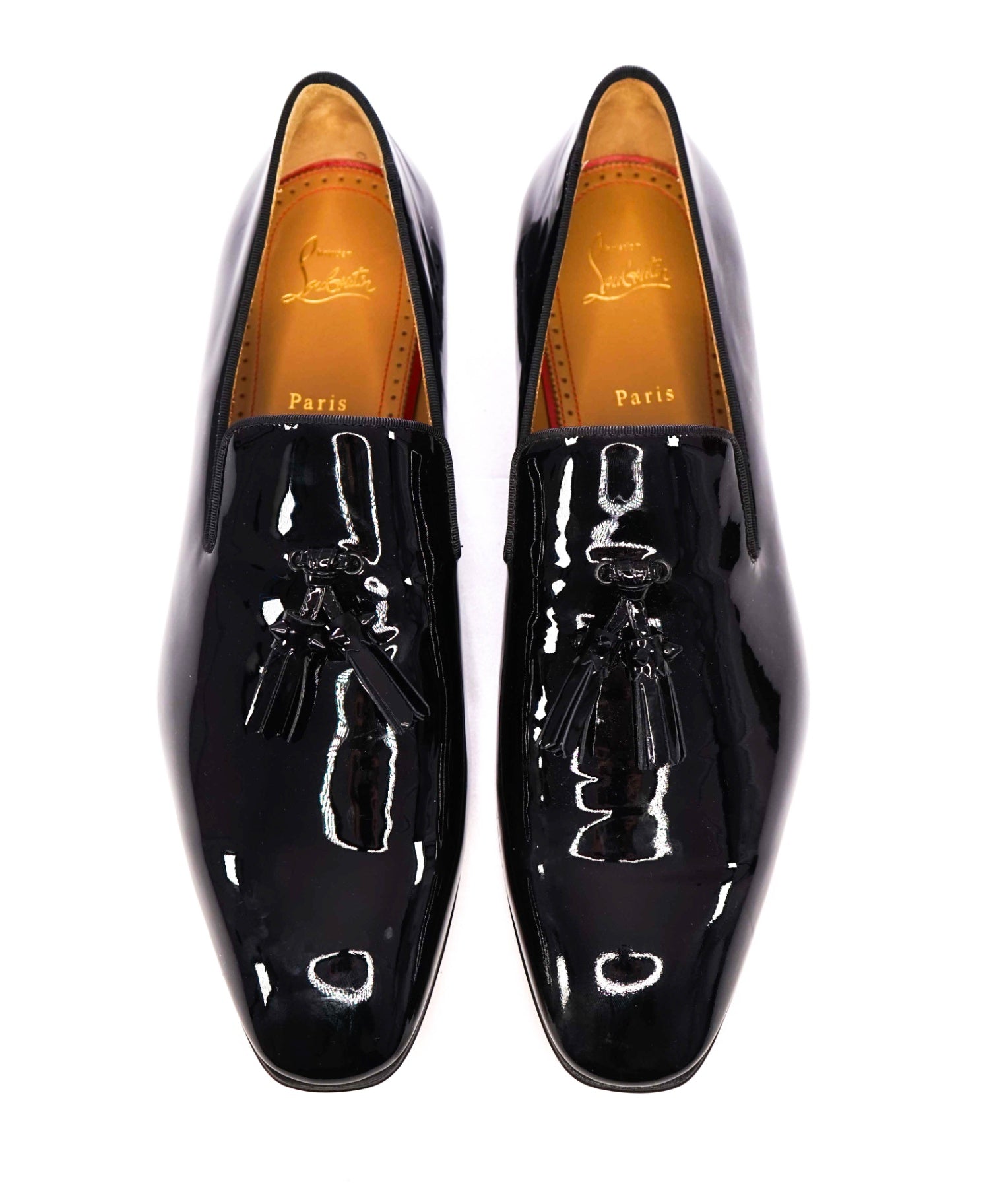 $1,050 CHRISTIAN LOUBOUTIN - *Dandelion* Spike Tassel Leather Loafers - 12.5 US (45.5EU)