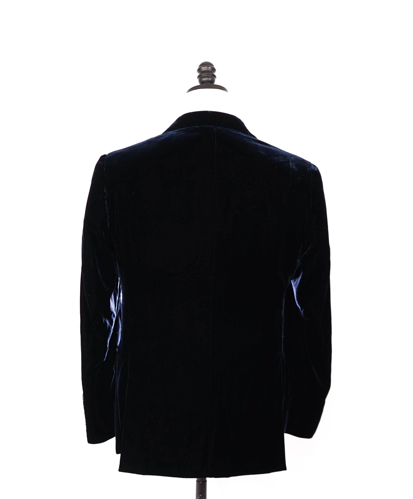 $2,995 GIORGIO ARMANI - Navy Velvet "SOFT" Blazer - 36R (46EU)