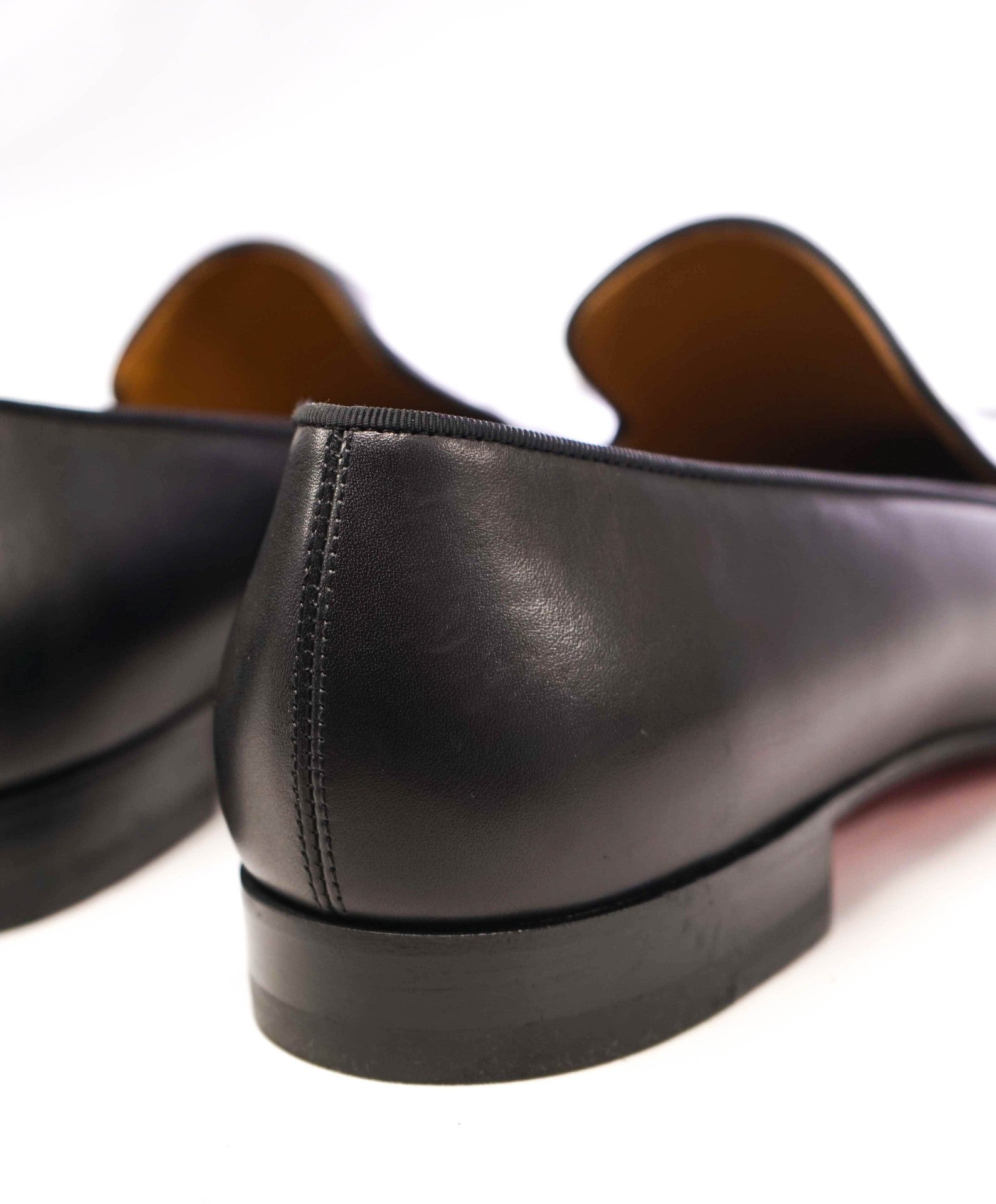 $1,050 CHRISTIAN LOUBOUTIN - * Dandelion* Black Leather Loafers - 9.5 US (42.5)