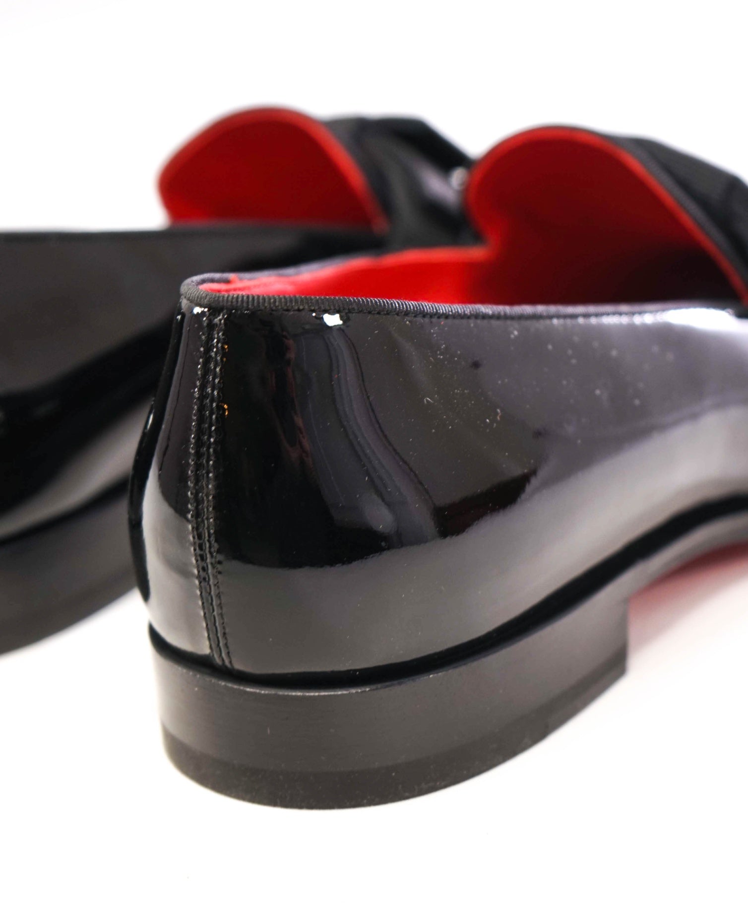 $1,200 Christain Louboutin "STYLEETO" Black Bow Loafer 9.5US (42.5)