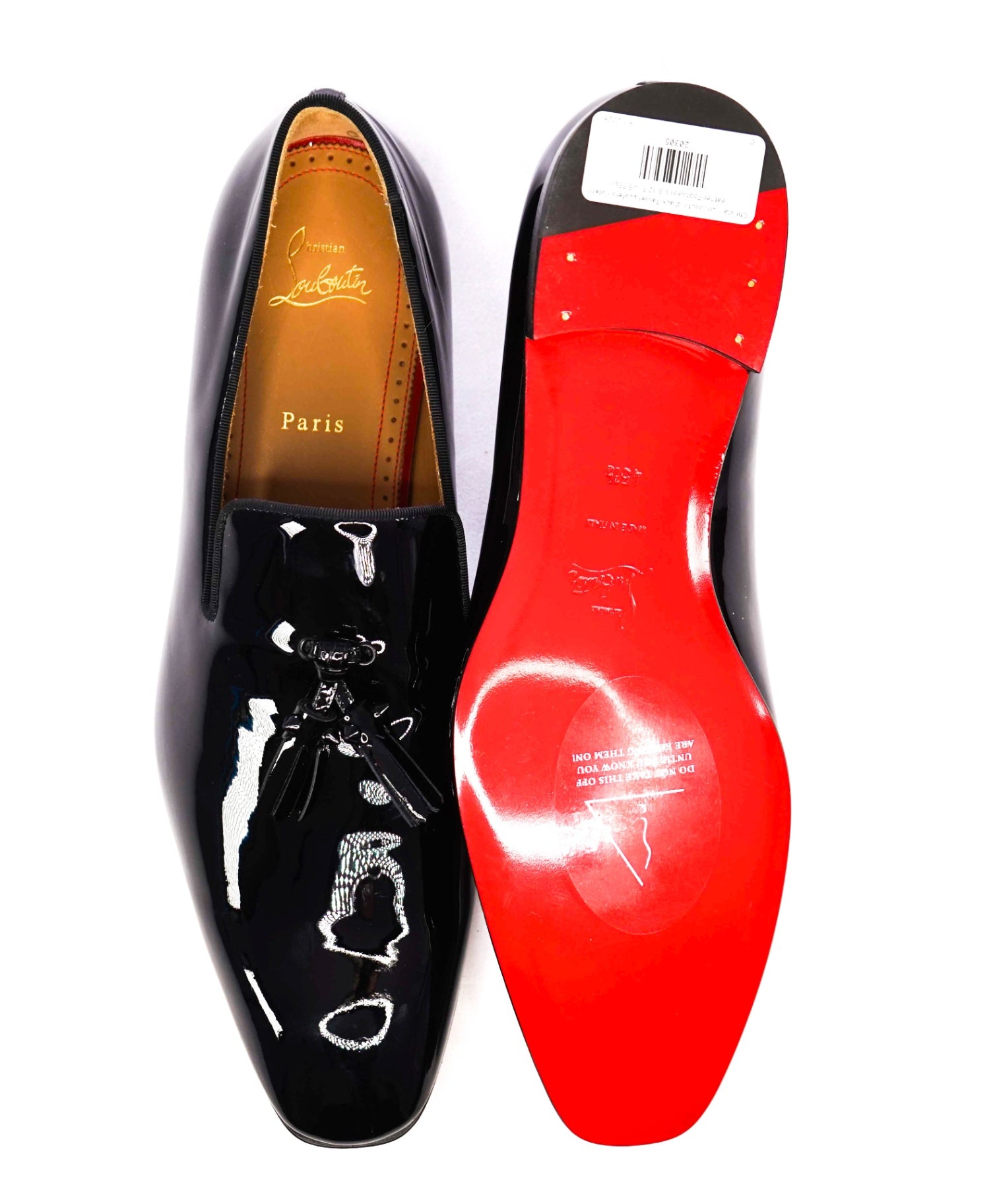 $1,050 CHRISTIAN LOUBOUTIN - *Dandelion* Spike Tassel Leather Loafers - 12.5 US (45.5EU)