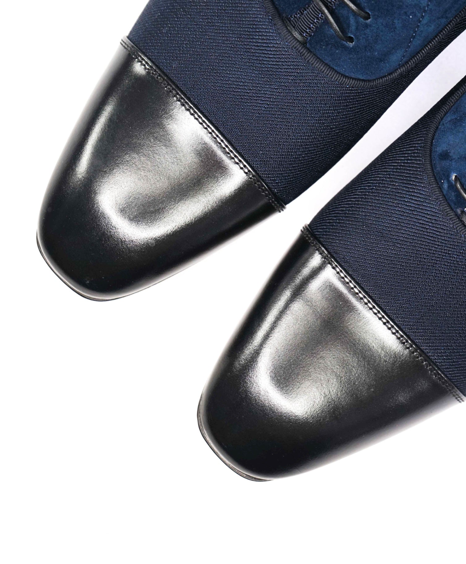 $1,050 CHRISTIAN LOUBOUTIN - *GREGGO* Suede Navy Blue Oxfords - 11 US (44EU)