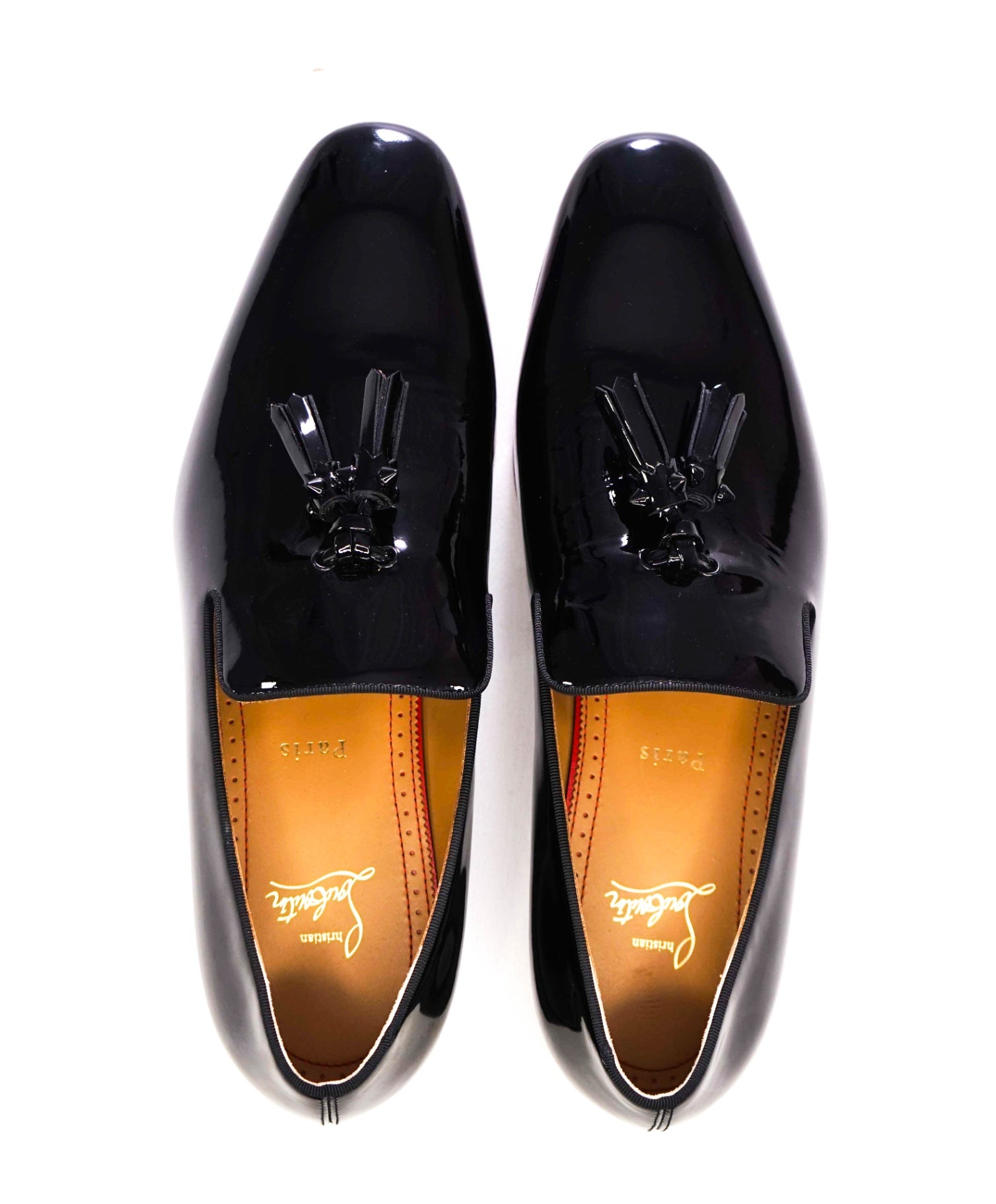 $1,050 CHRISTIAN LOUBOUTIN - *Dandelion* Spike Tassel Leather Loafers - 9 US (42EU)