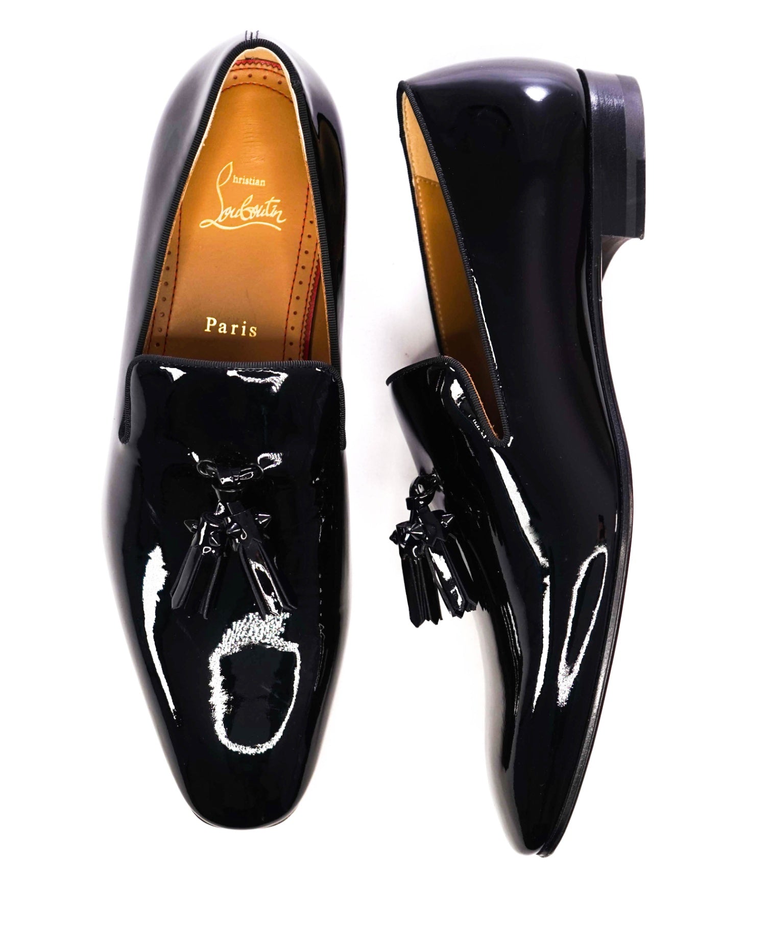 $1,050 CHRISTIAN LOUBOUTIN - *Dandelion* Spike Tassel Leather Loafers - 9 US (42EU)