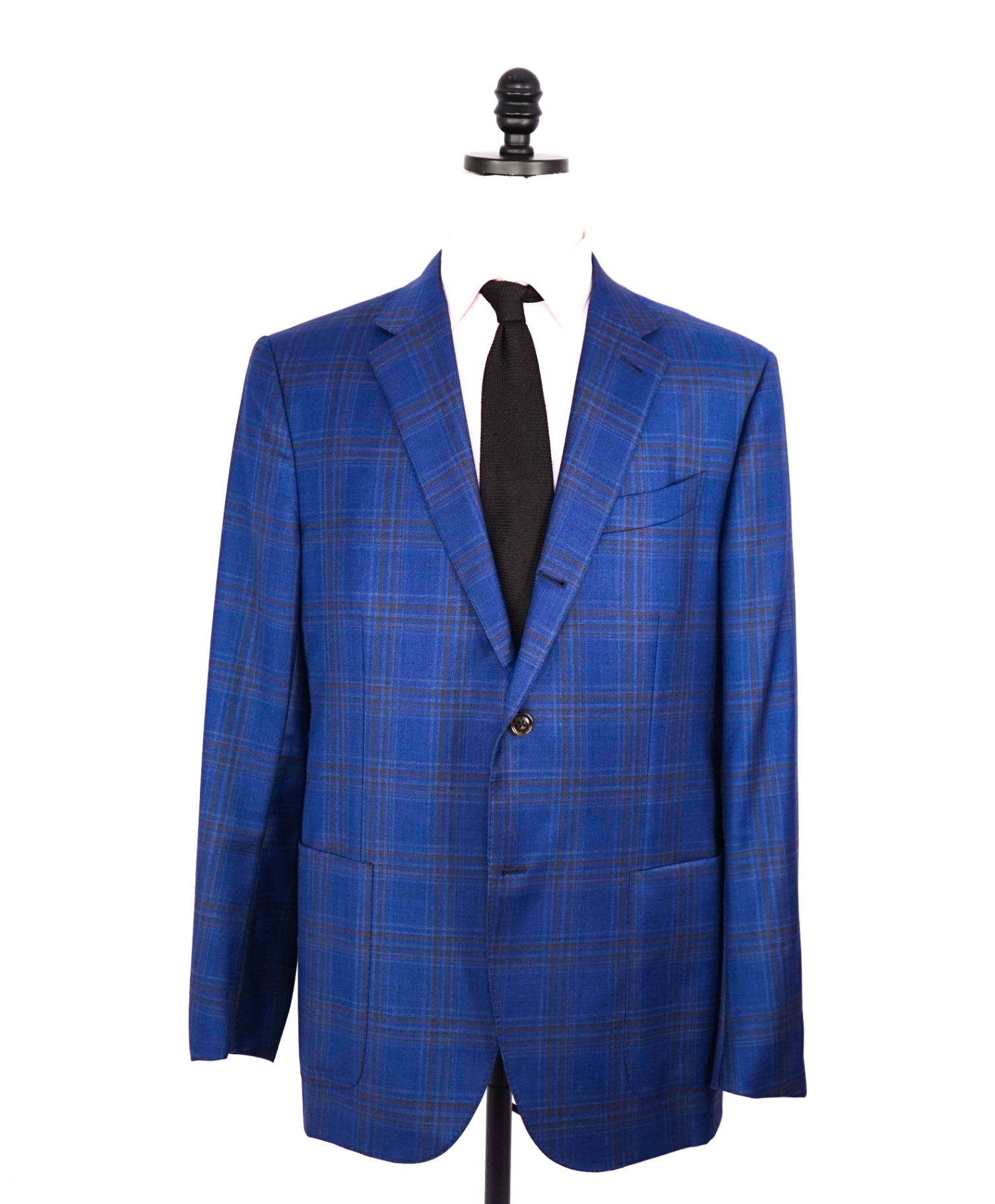 $3,995 ERMENEGILDO ZEGNA- “Achillfarm” Su Misura Silk Blazer- 44L