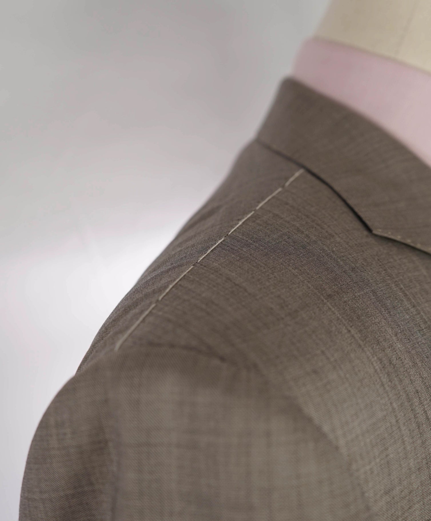 $3,250 Ermenegildo Zegna "TROFEO 600" Stone Grey Wool/Silk Blazer 48R