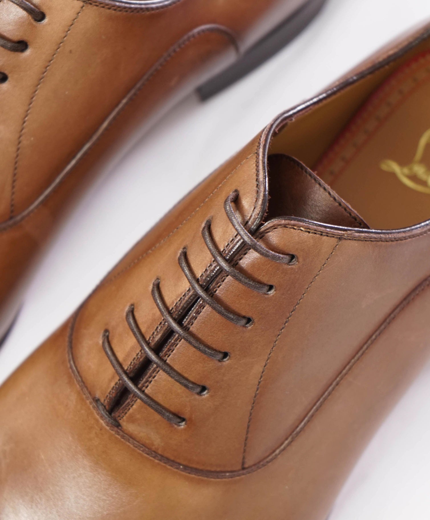 $1,050 CHRISTIAN LOUBOUTIN - *GREGGO* Brown Oxfords - 10 US (43EU)