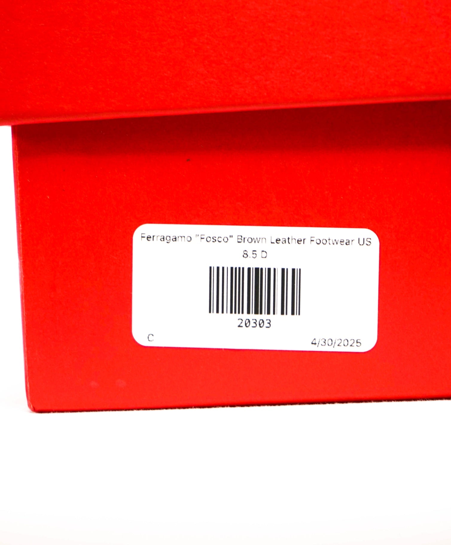 $880 Ferragamo "Fosco" 2-Tone Brown Leather Derbies 8.5 D