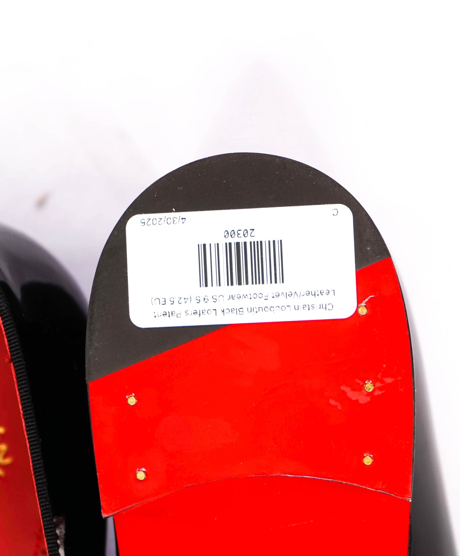 $1,200 Christain Louboutin "STYLEETO" Black Bow Loafer 9.5US (42.5)