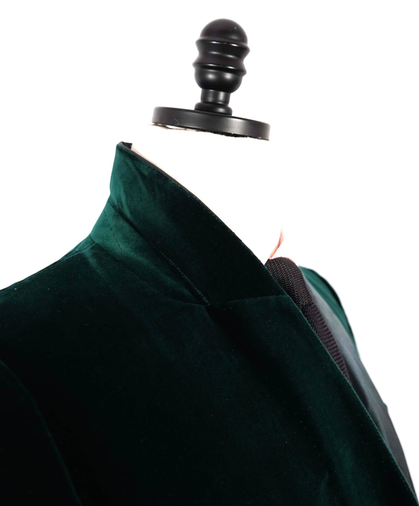 $3,300 Yves SAINT LAURENT Green Shawl Collar Velvet Jacket Blazer 42R