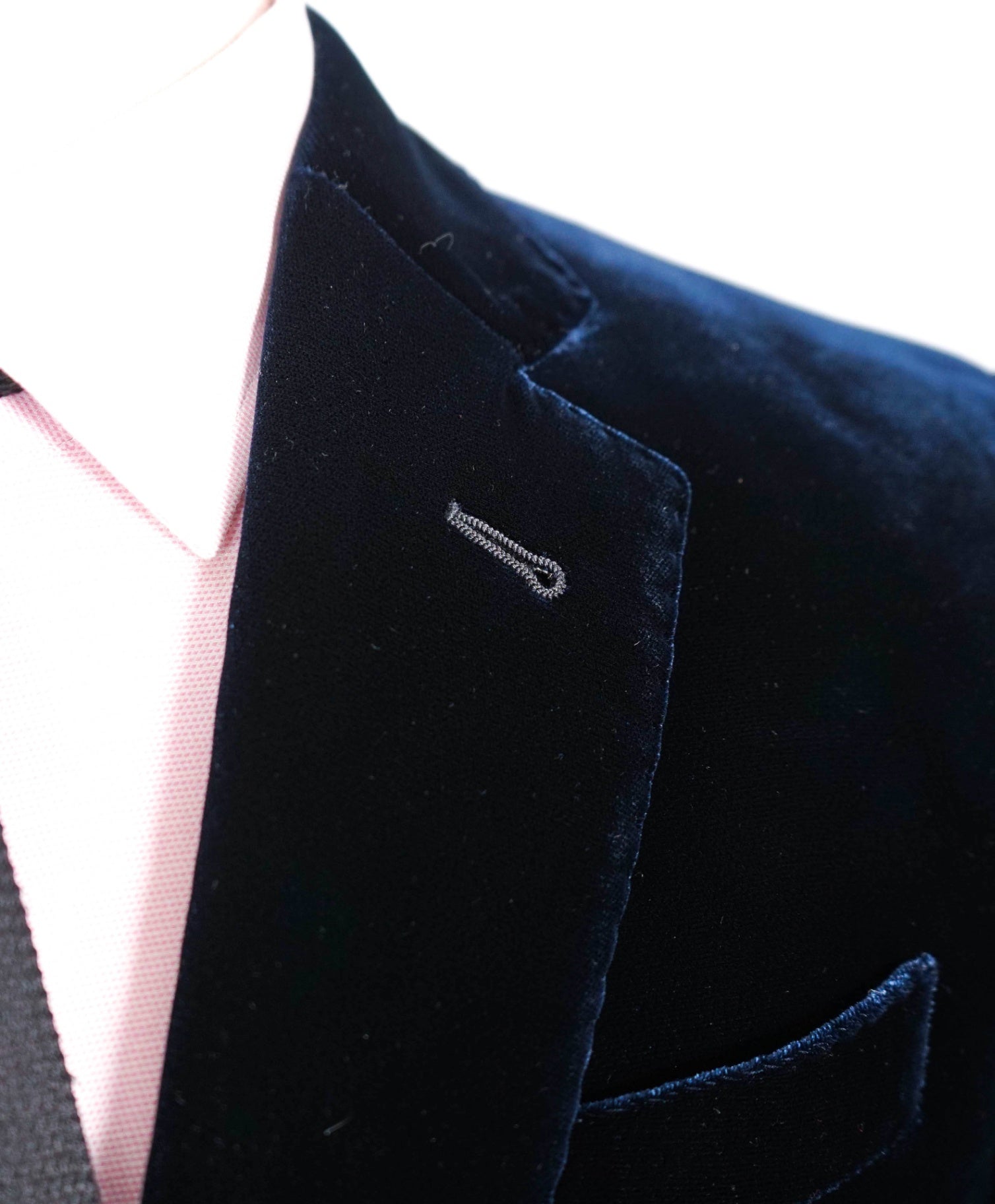 $2,995 GIORGIO ARMANI - Navy Velvet "SOFT" Blazer - 36R (46EU)