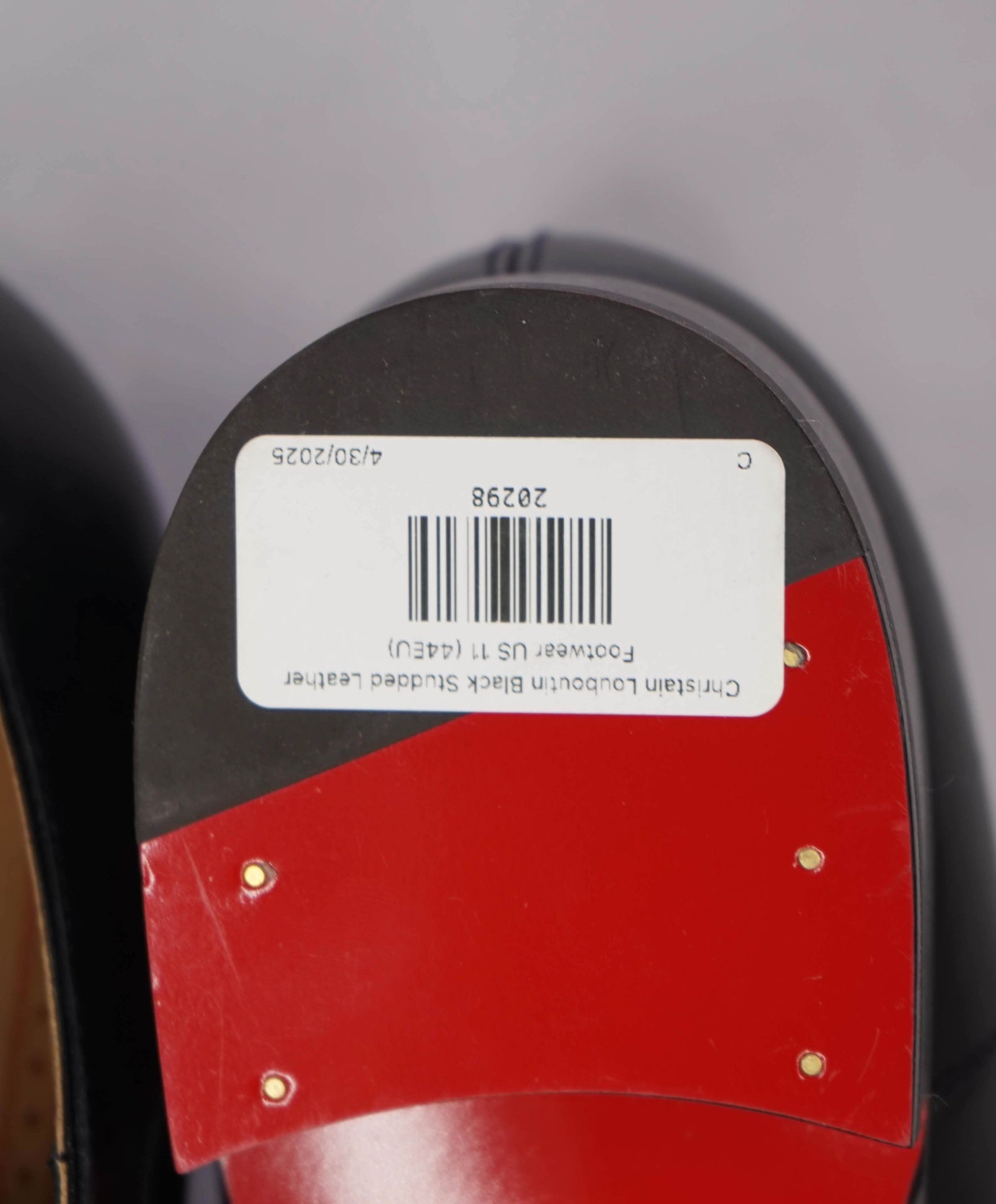 $1,100 Christain Louboutin Black Studded "Maltese" Oxford US 11 (EU44)
