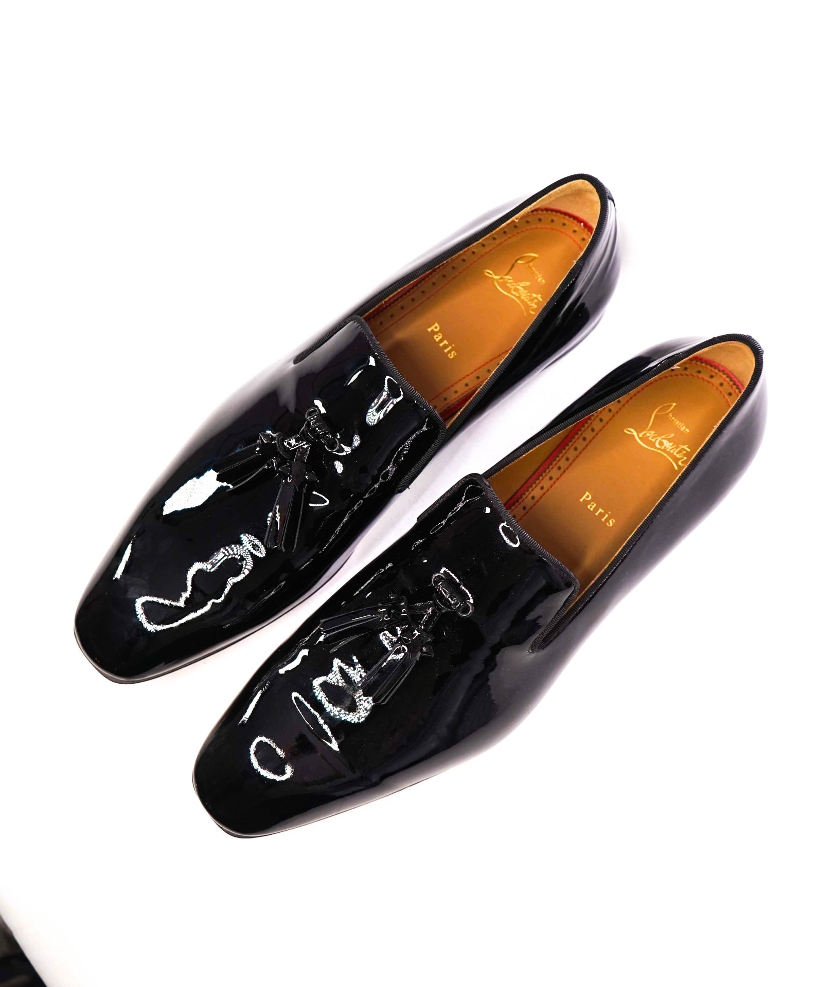 $1,050 CHRISTIAN LOUBOUTIN - *Dandelion* Spike Tassel Leather Loafers - 12.5 US (45.5EU)
