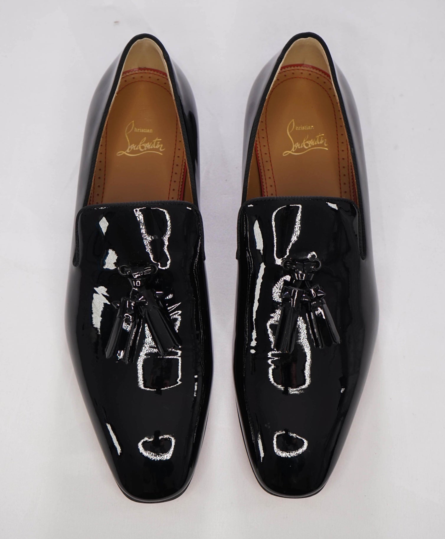 $1,050 CHRISTIAN LOUBOUTIN - *Dandelion* Spike Tassel Leather Loafers - 9 US (42EU)
