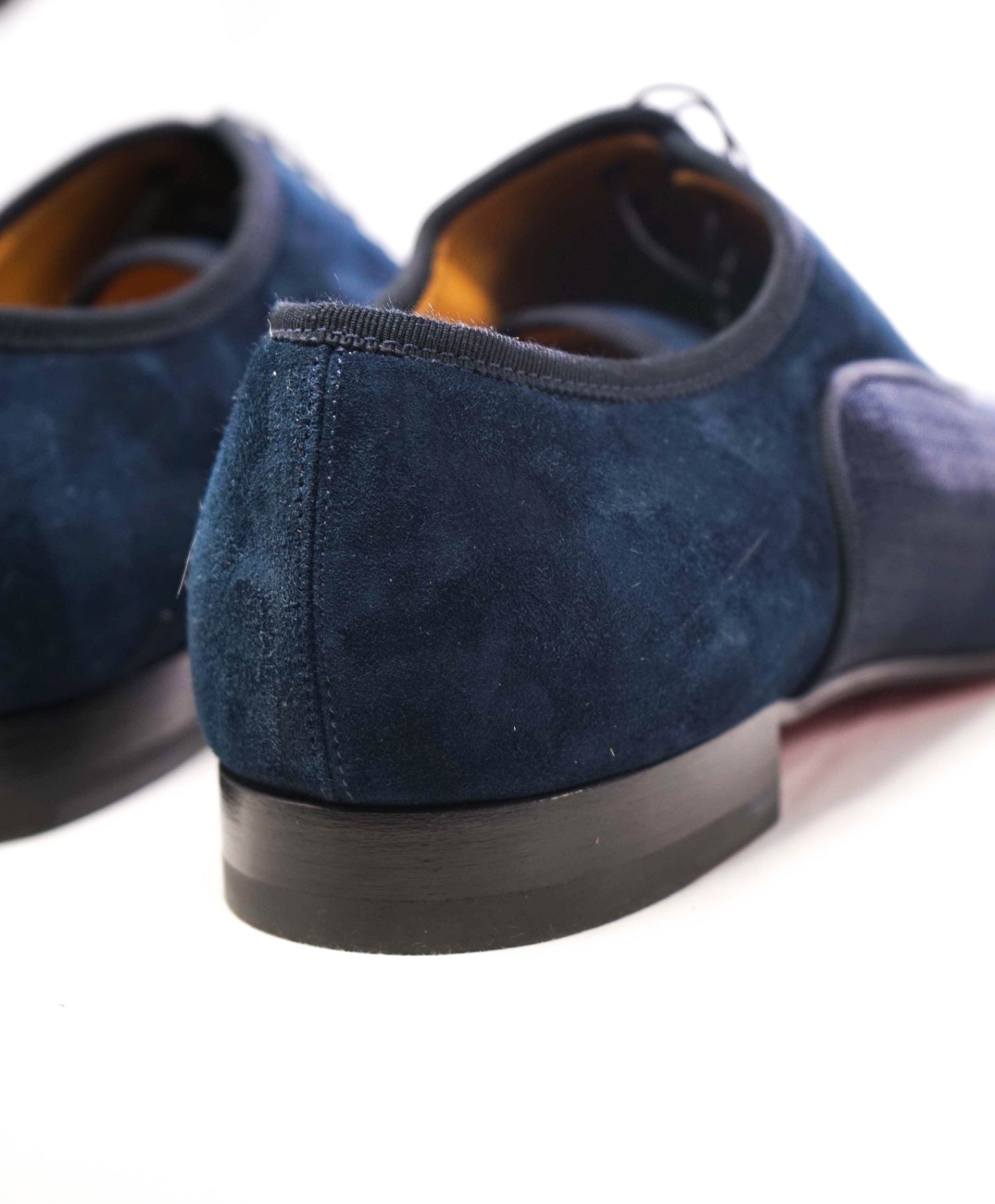 $1,050 CHRISTIAN LOUBOUTIN - *GREGGO* Suede Navy Blue Oxfords - 11 US (44EU)
