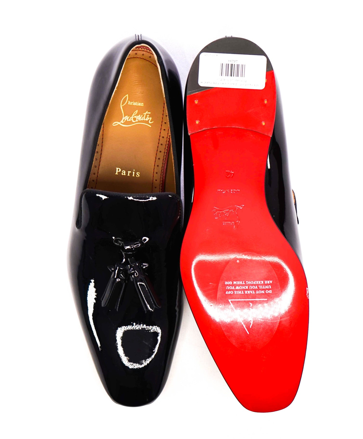 $1,050 CHRISTIAN LOUBOUTIN - *Dandelion* Spike Tassel Leather Loafers - 9 US (42EU)