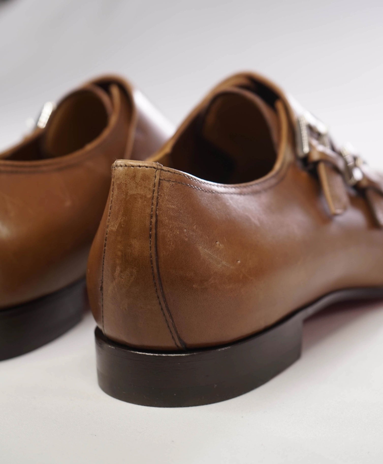 $1,150 CHRISTIAN LOUBOUTIN - *MORTIMER* Black Double Monk Loafers - 9.5 US (42.5EU)