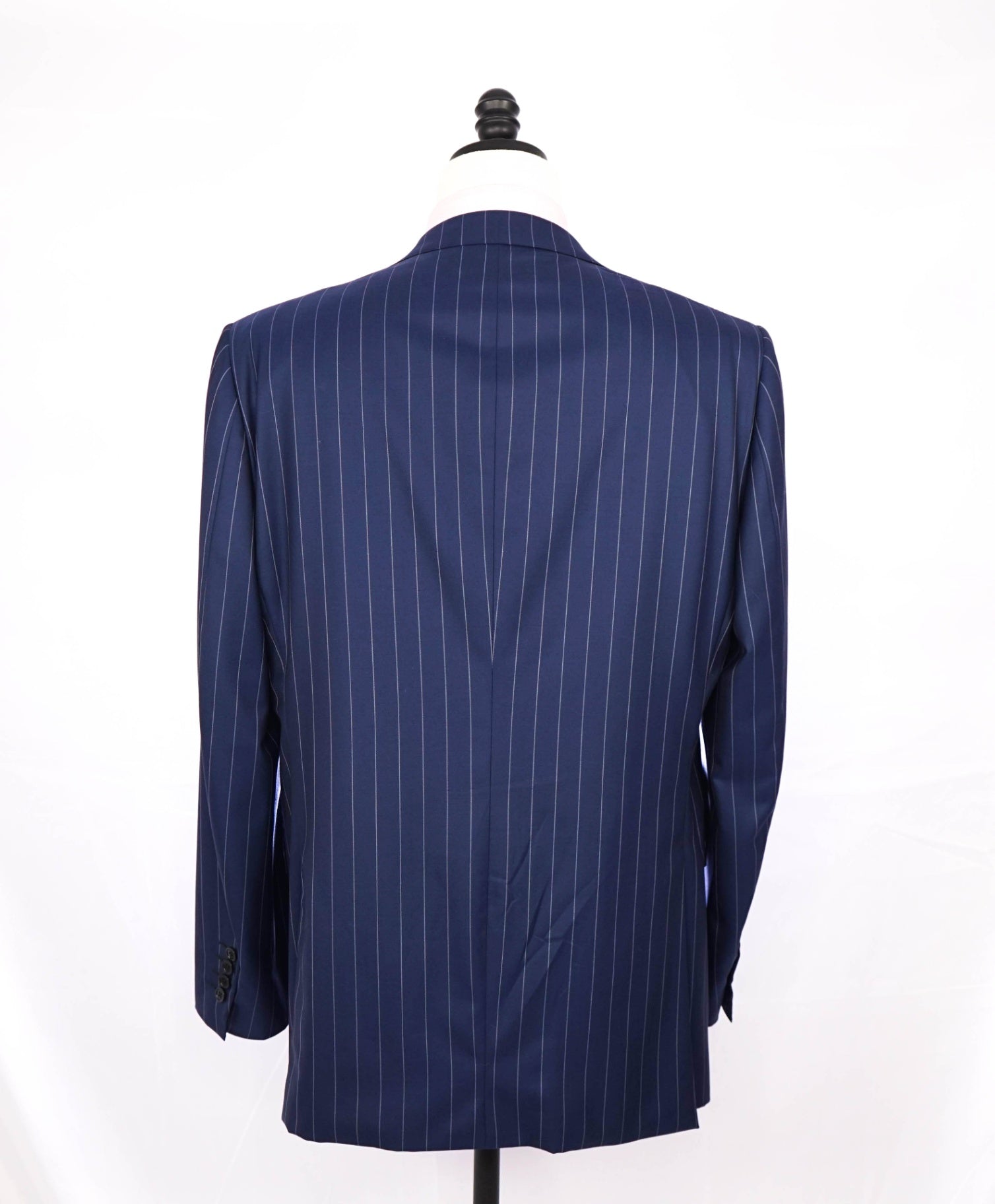 $3,995 Ermenegildo Zegna "15 MILMIL 15" Navy Pinstripe Suit 44L
