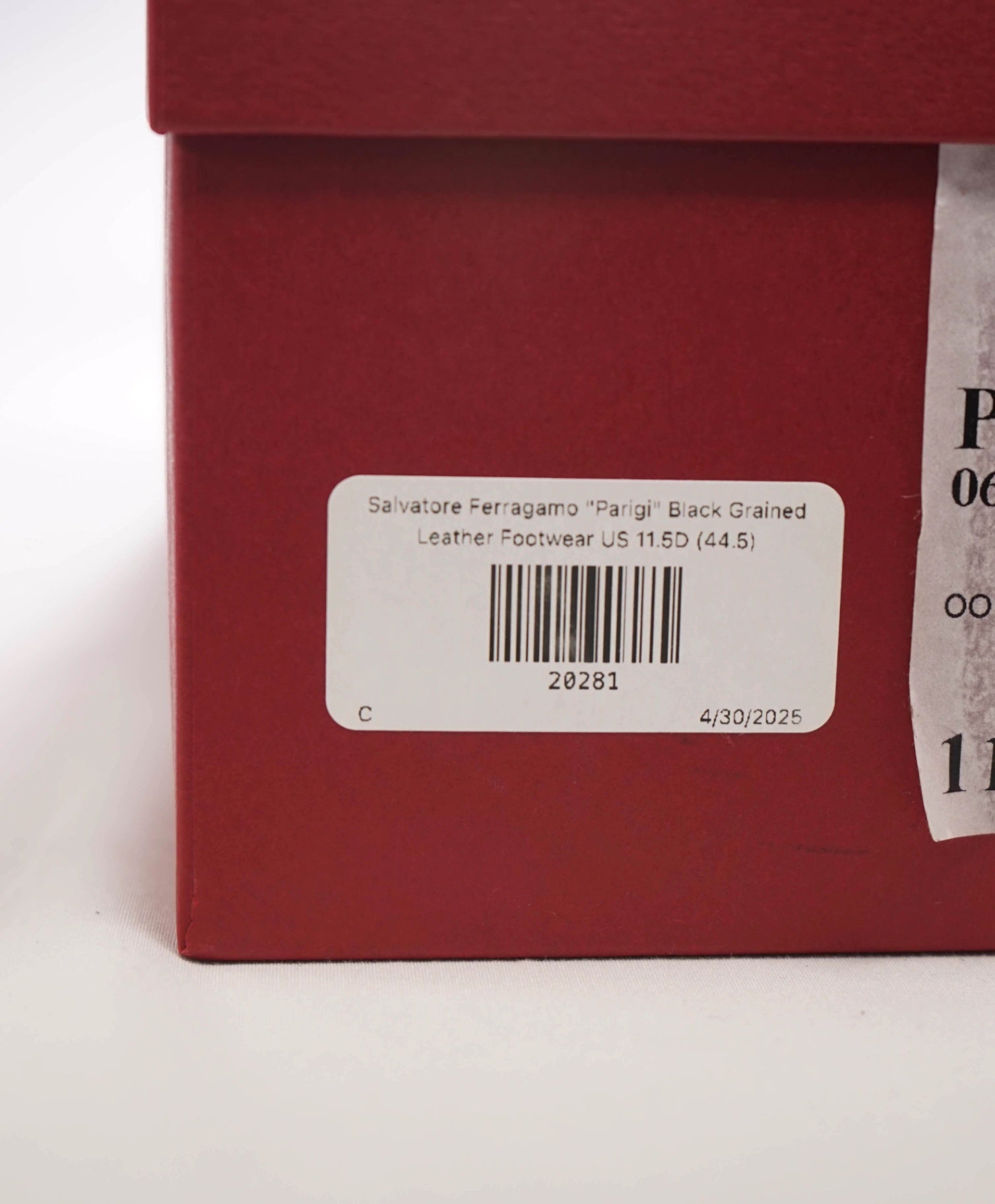 $800 Salvatore Ferragamo "PARIGI" Black Pebbled Leather Loafer 11.5D (44.5 EU)