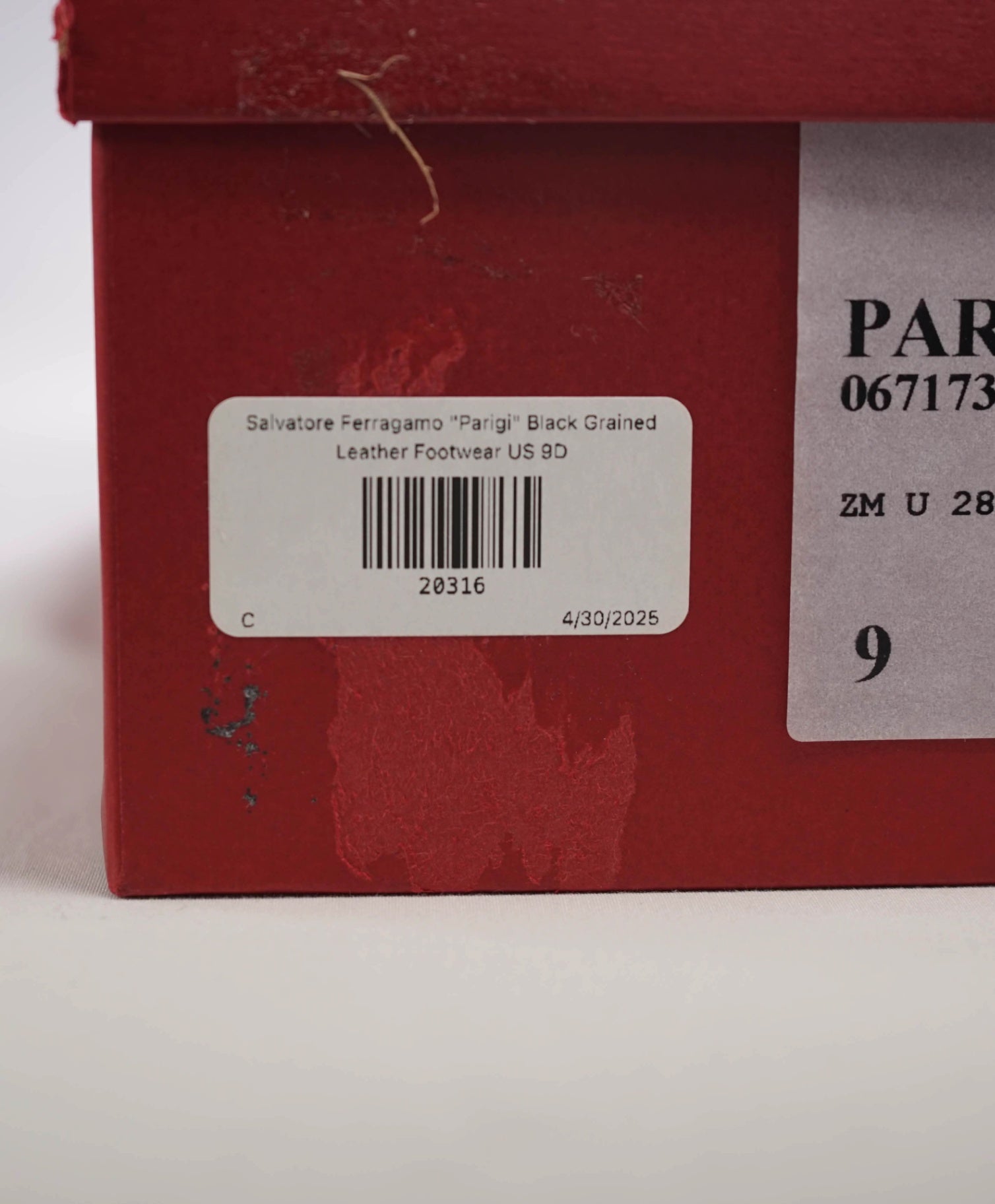 $800 Salvatore Ferragamo "PARIGI" Black Pebbled Leather Loafer 9 D (42 EU)