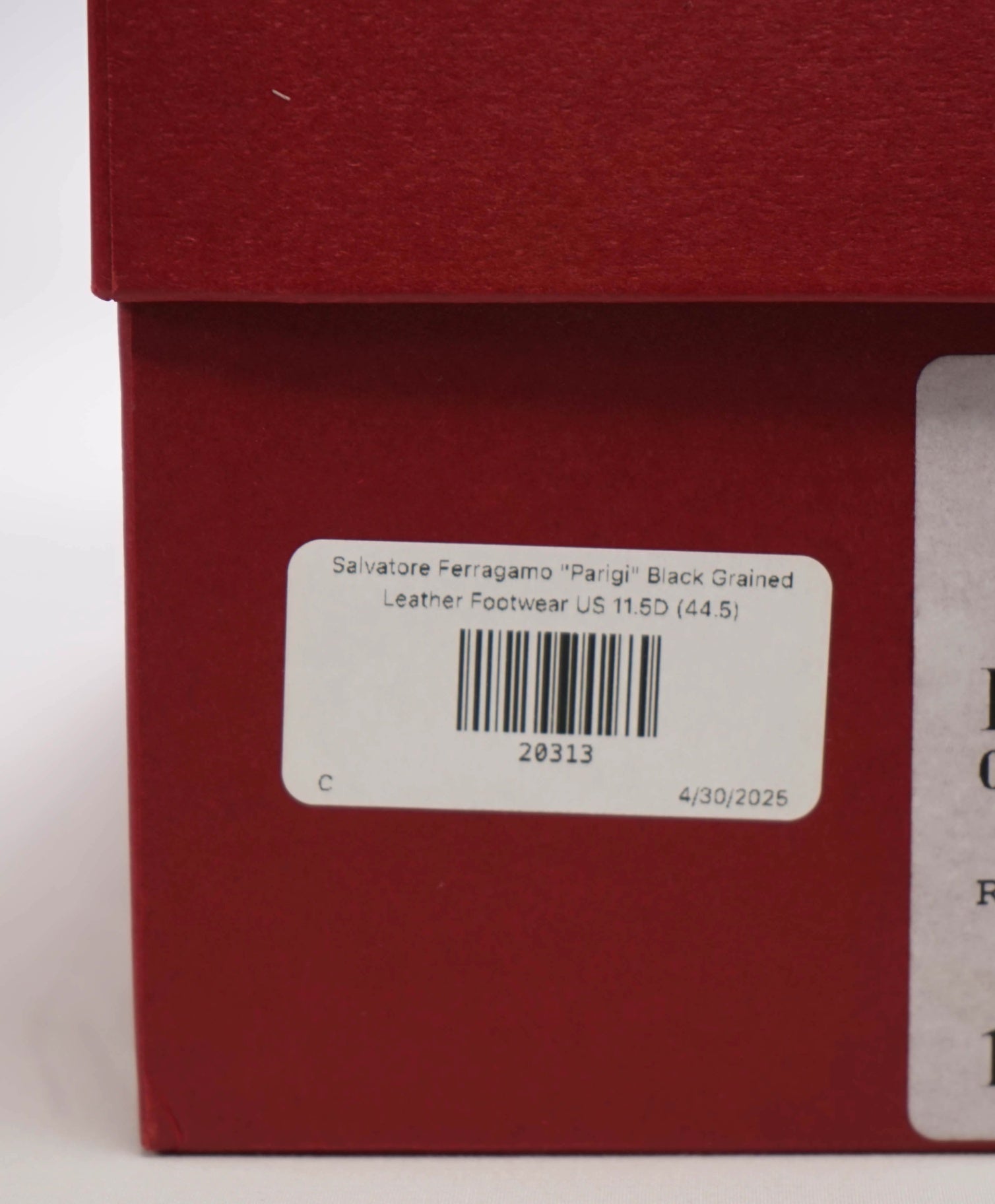 $800 Salvatore Ferragamo "PARIGI" Black Pebbled Leather Loafer 11.5 D