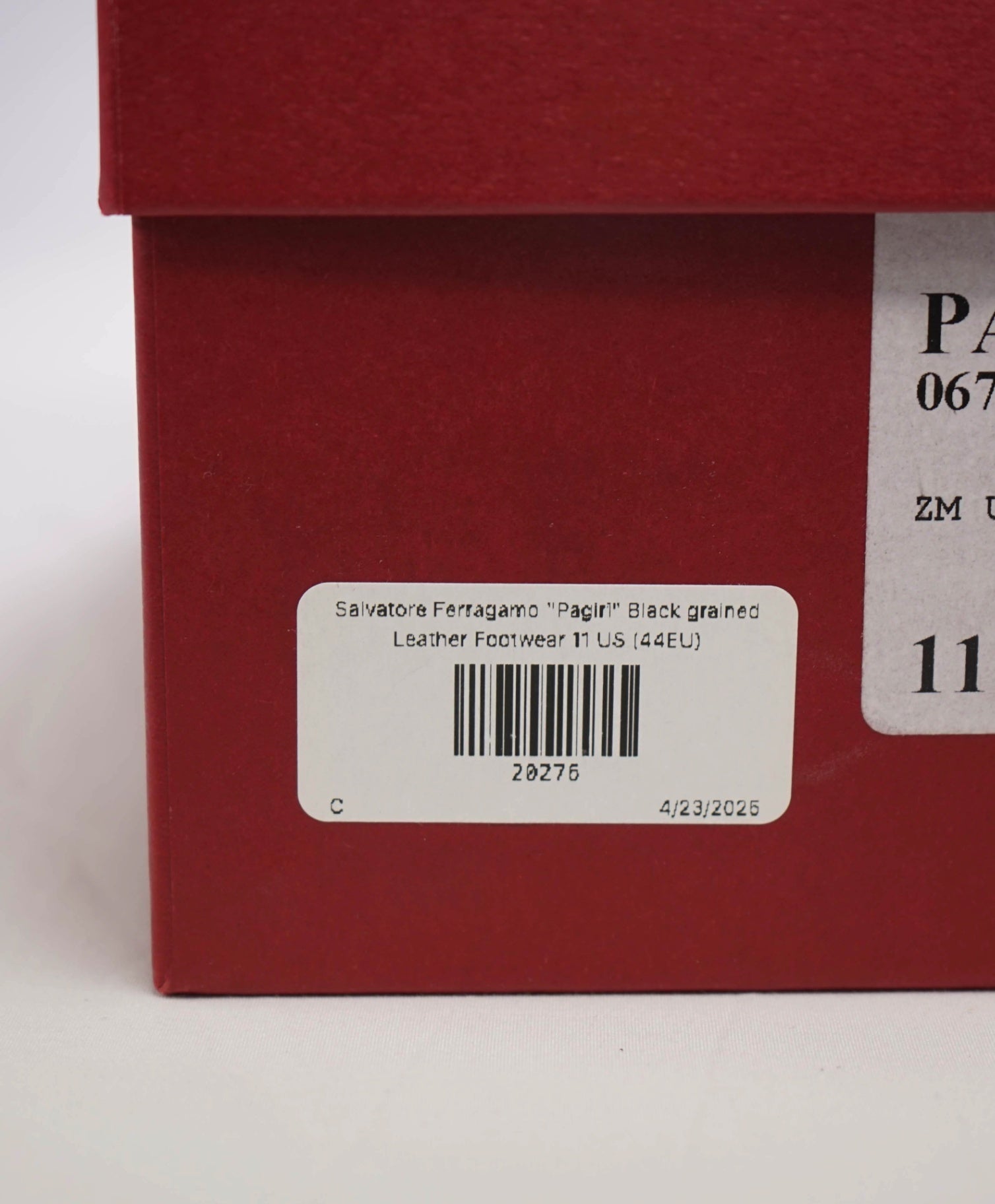 $800 Salvatore Ferragamo "PARIGI" Black Pebbled Leather Loafer 11 D (44 EU)