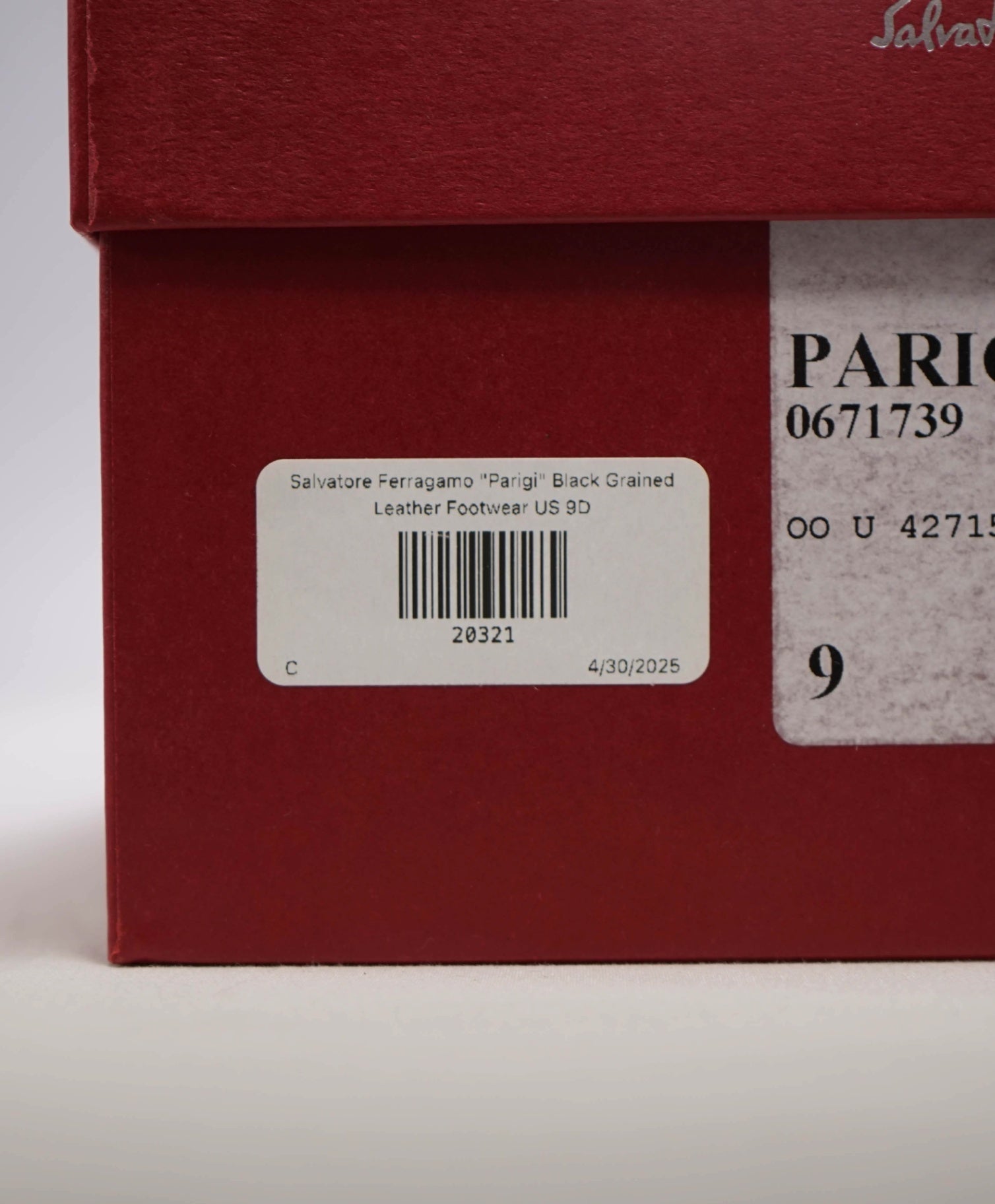 $800 Salvatore Ferragamo "PARIGI" Black Pebbled Leather Loafer 9 D (42 EU)