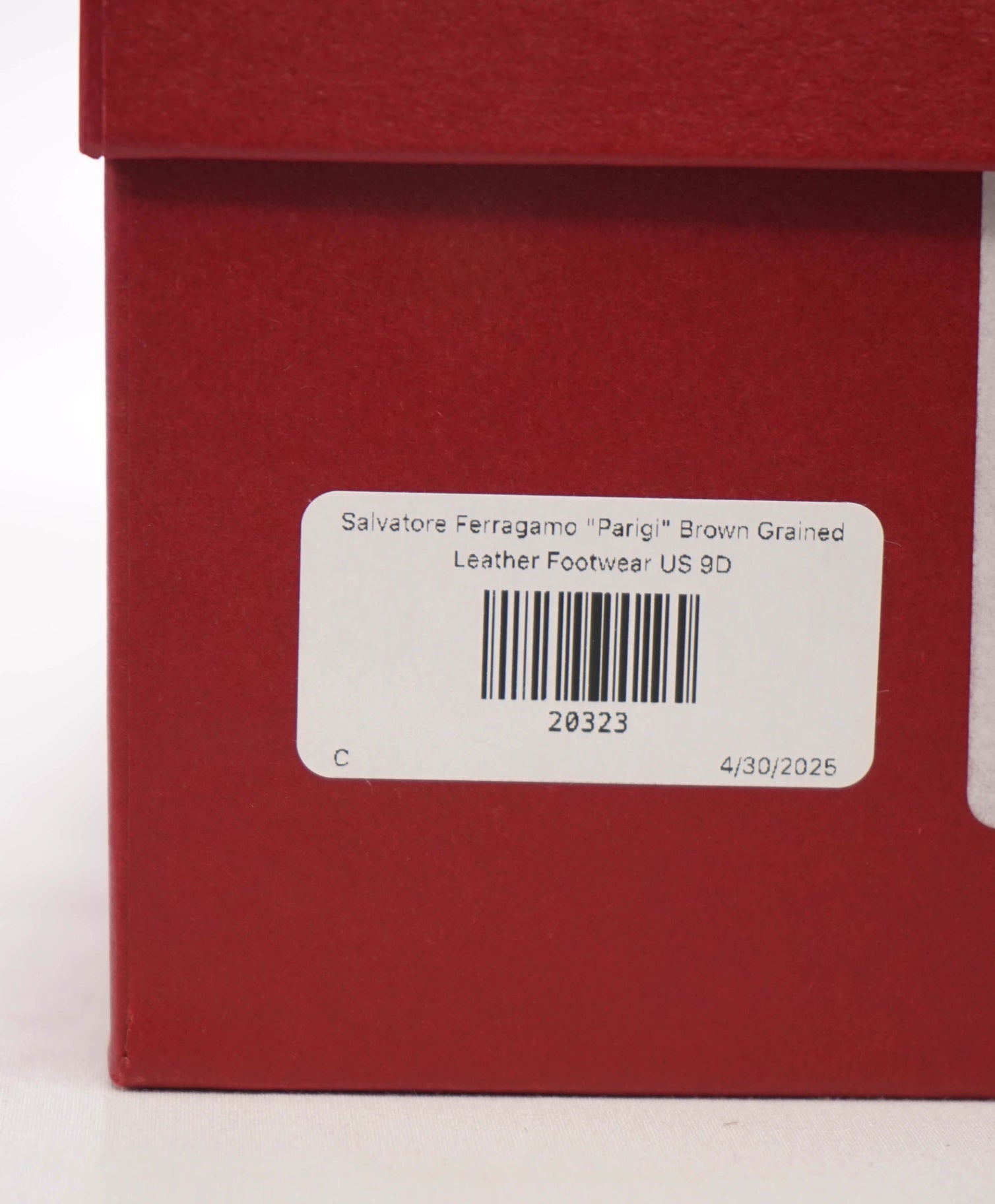 $800 Salvatore Ferragamo "PARIGI" Brown Pebbled Leather Loafer 9D