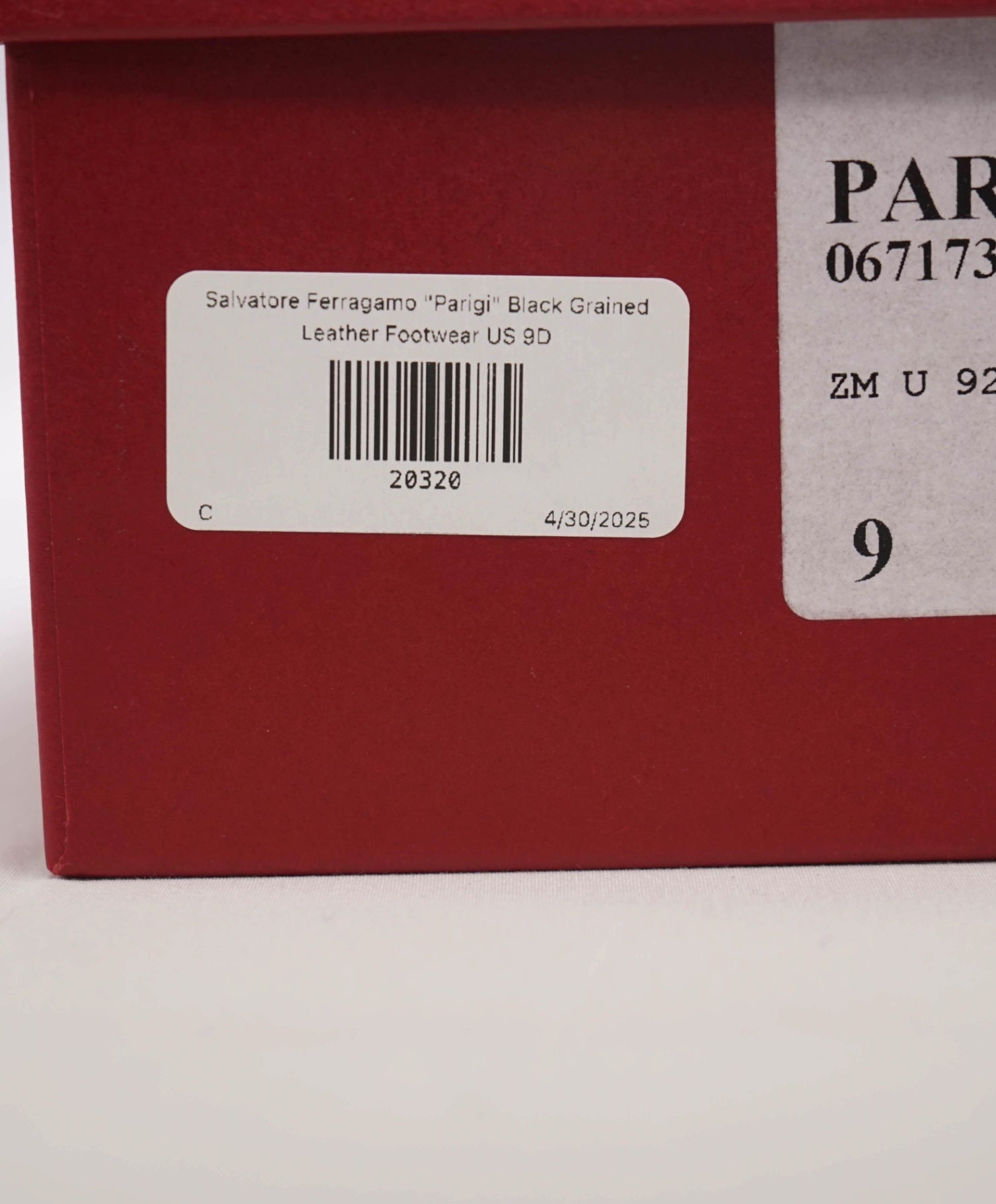 $800 Salvatore Ferragamo "PARIGI" Black Pebbled Leather Loafer 9 D (42 EU)