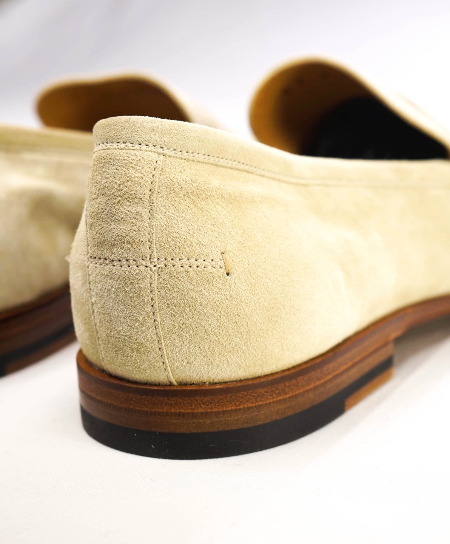 $650 Bally "WEBB" Stone Grey Summer Loafers Suede US 11 (UK10)