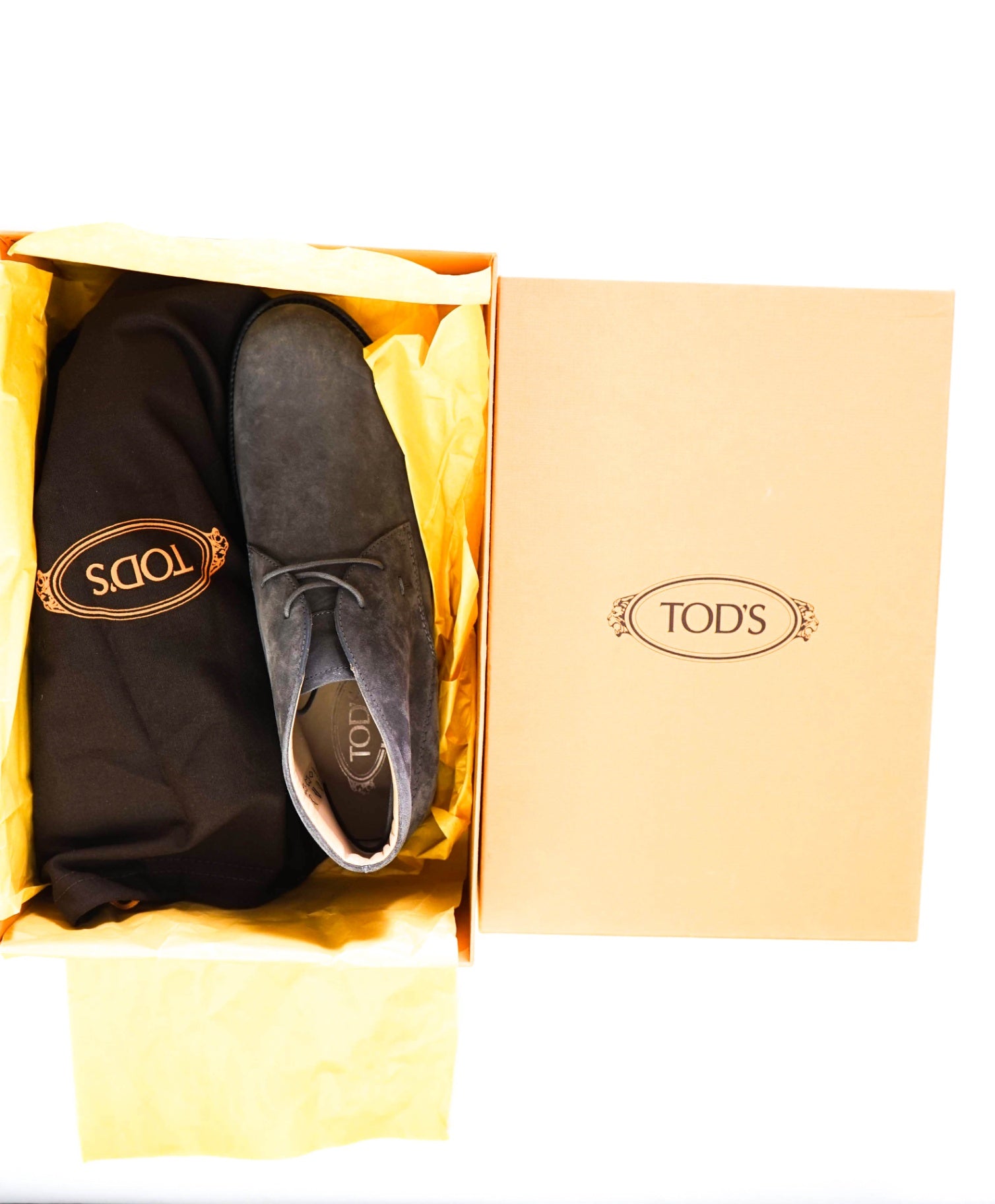 $700 Tod's Solid Grey Suede Chukka Boots Footwear 9 US (8UK)