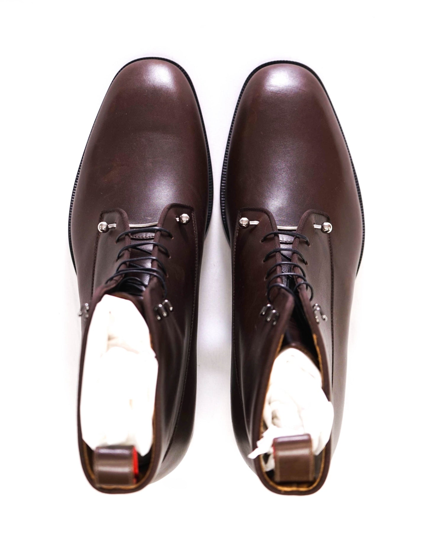 $1,445 Christian Louboutin "Chambeli" Brown Boots Leather 10 US (43EU)