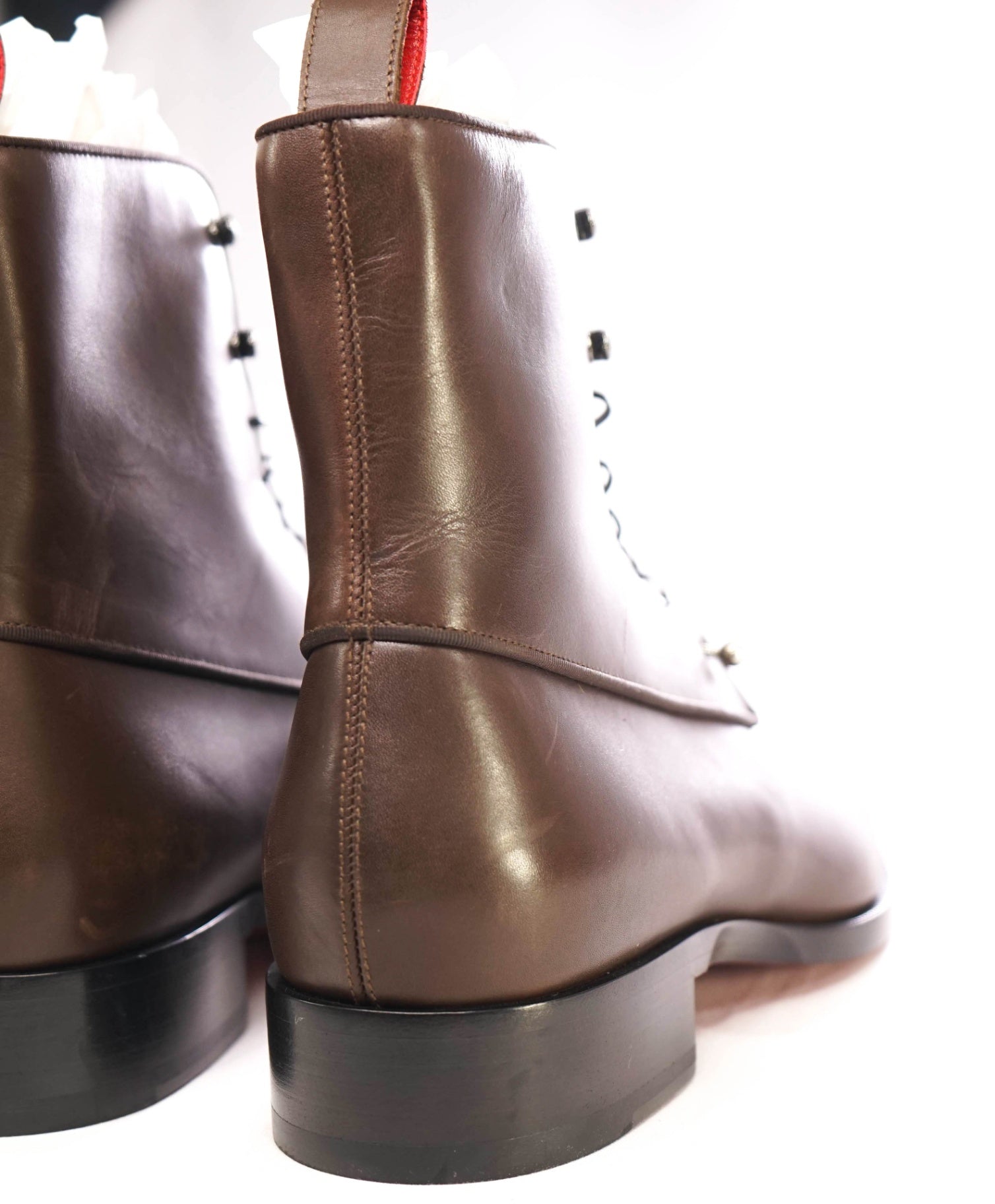 $1,445 Christian Louboutin "Chambeli" Brown Boots Leather 10 US (43EU)