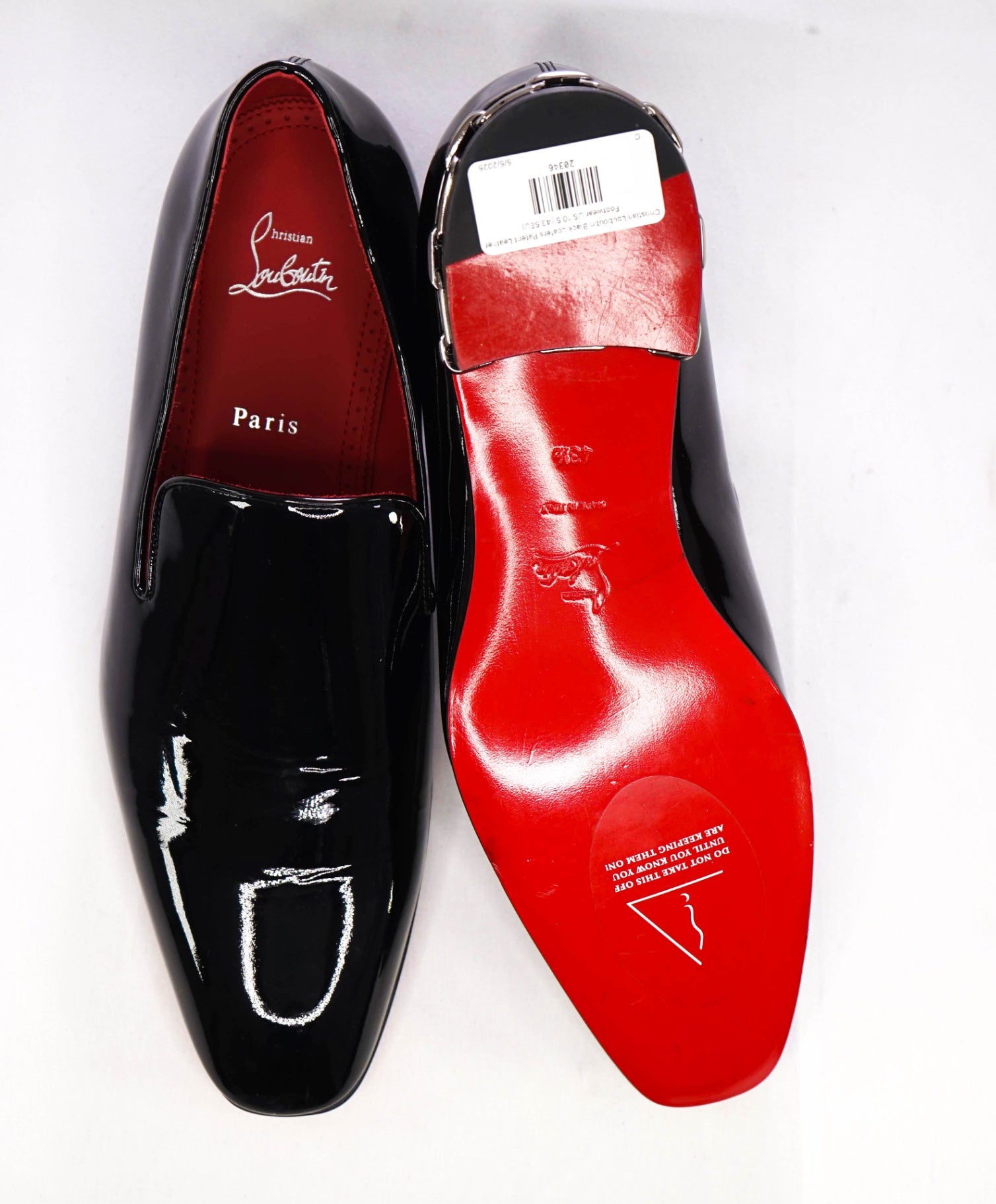 $1,150 Christian Louboutin"DANDY ATLAS" Patent Loafer US 10.5 (43.5EU)