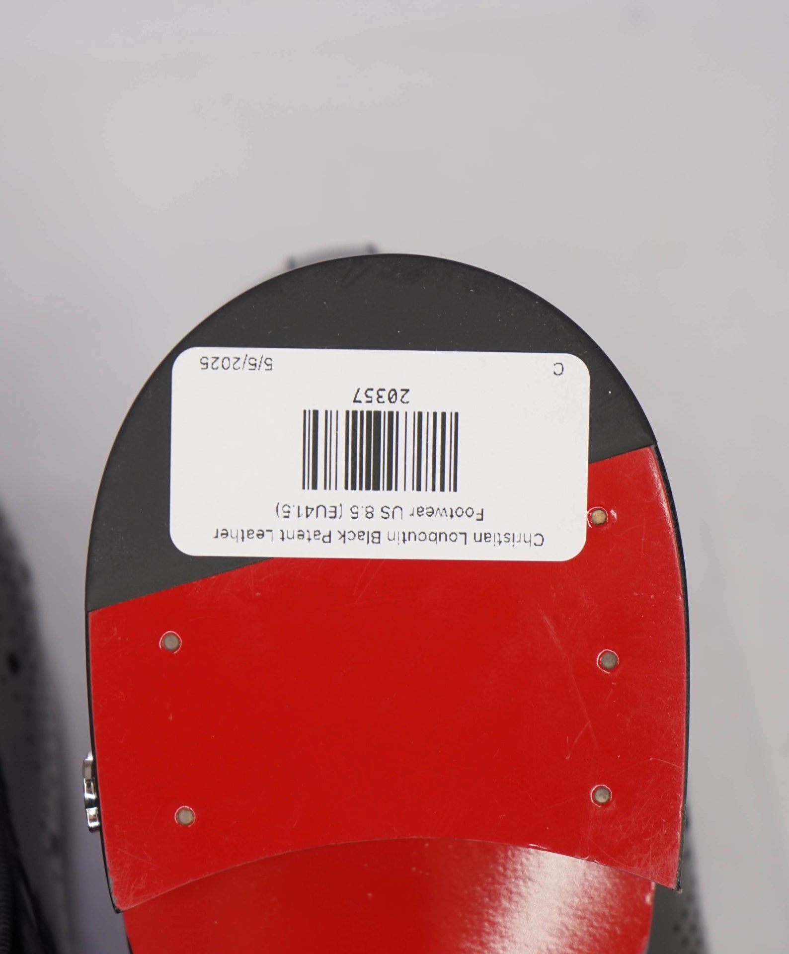 $1,200 CHRISTIAN LOUBOUTIN - *CORTEOBELLO* Patent Brogue Oxfords 8.5 US (EU41.5)