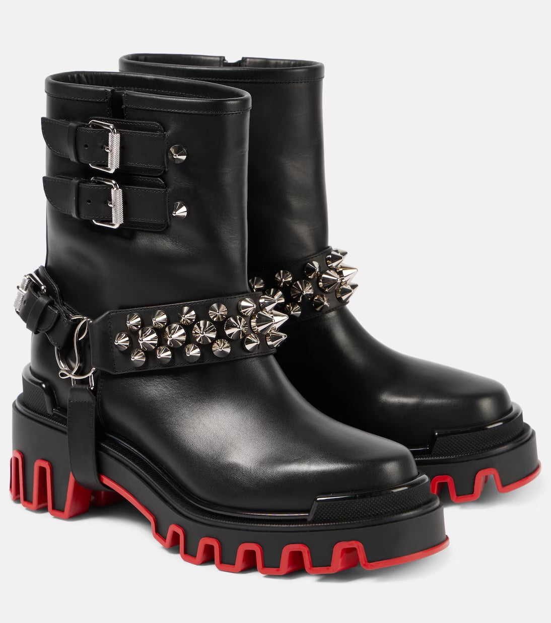 $2,000 Christian Louboutin "Dune Bike" Spike Boots (Womens) US 10.5 (40.5EU)